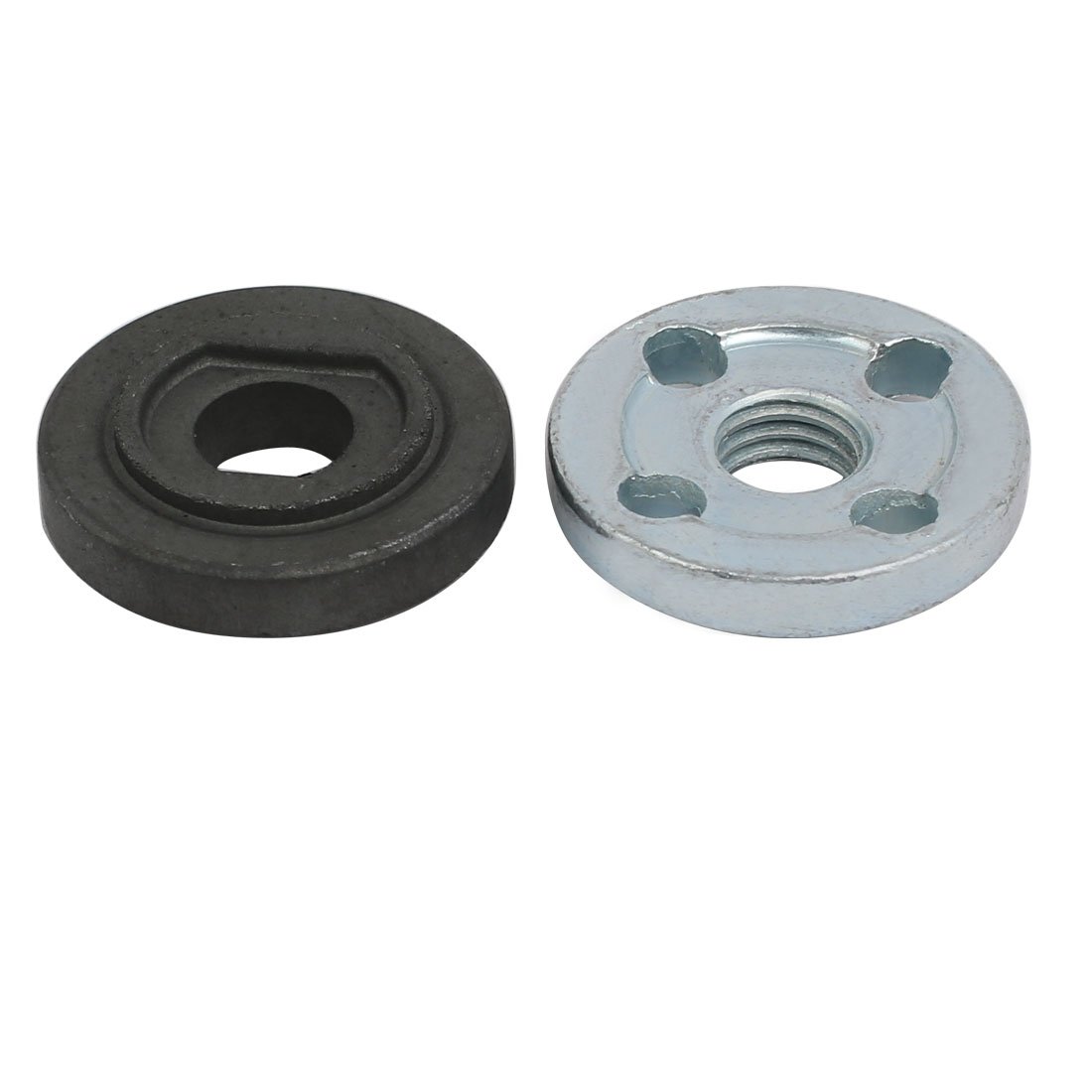 uxcell Stainless Steel Inner Outer Flange Nut Replacement Parts for Angle Grinder - Perfect for Metalworking, Woodworking & DIY Projects