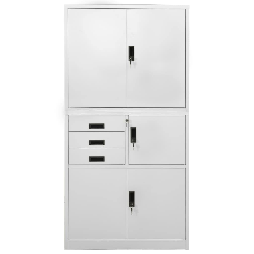Steel File Cabinet with Lock - 35.4