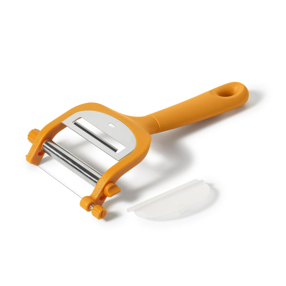 STARFRIT 92101 2-in-1 Adjustable Cheese Slicer & Grater - Perfect for Kitchen, Party Platters & Charcuterie Boards