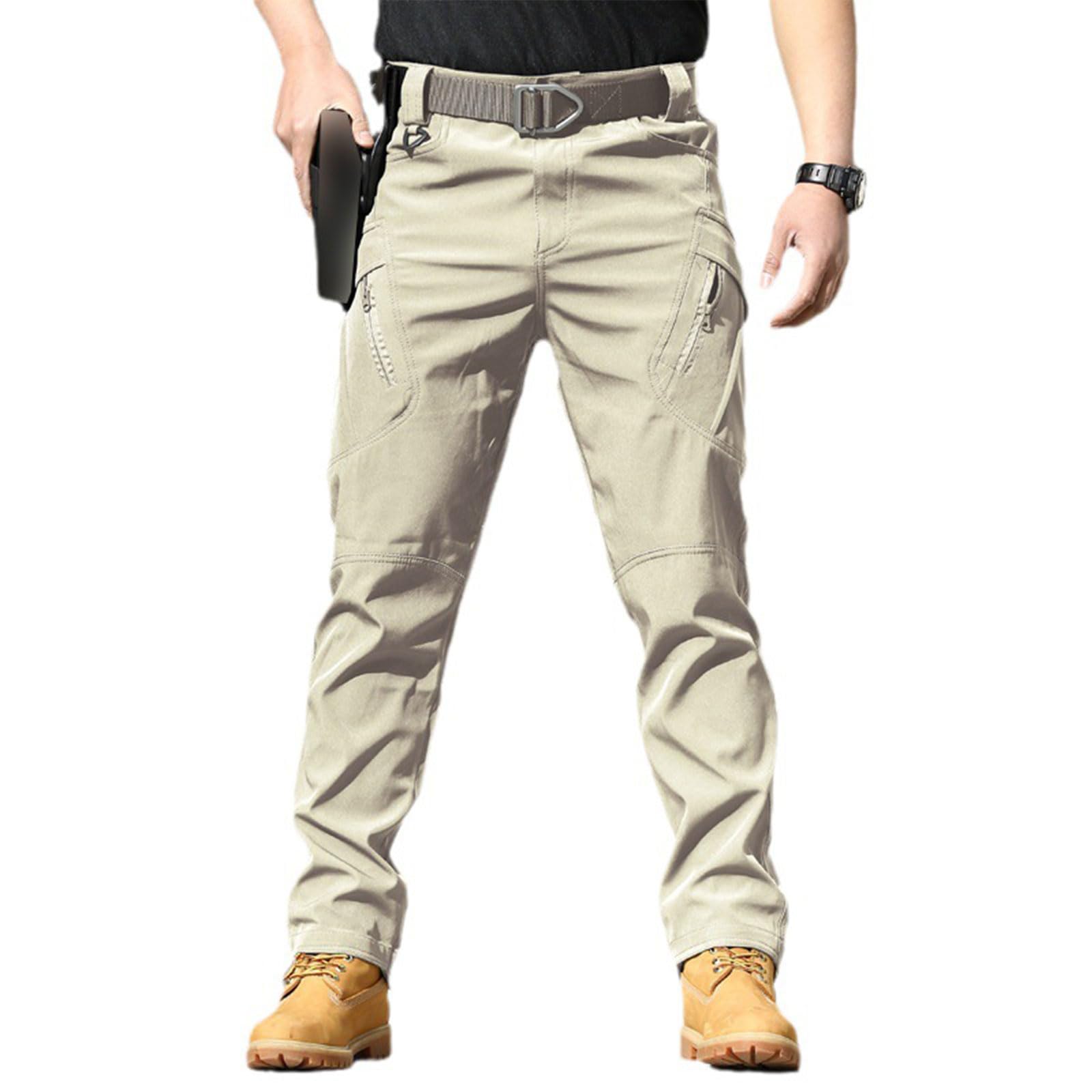 Flexcamo Tactical Waterproof Pants for Men - Durable Outdoor Work Cargo Pants with Multiple Pockets | Perfect for Hiking, Hunting, Camping & Tactical Operations