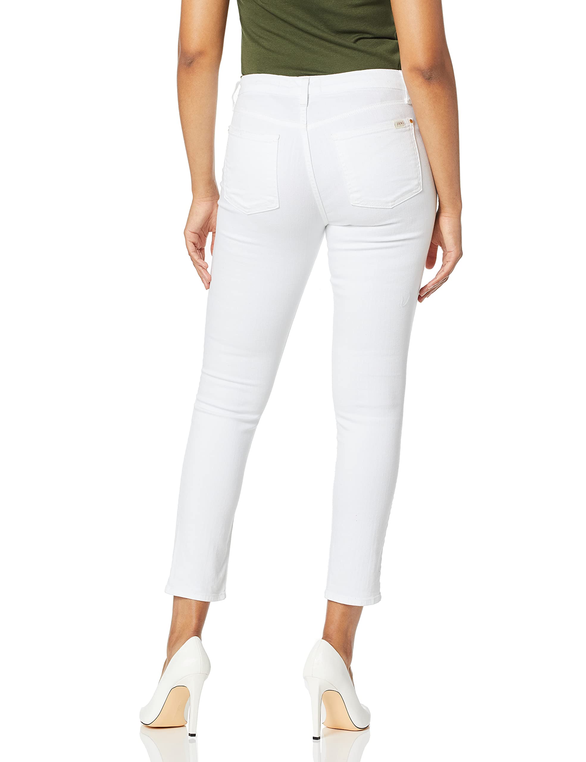Jen7 Women's Stretch Skinny Ankle Jeans - High Waist Slim Fit Denim Pants for Casual Wear & Everyday Outfits