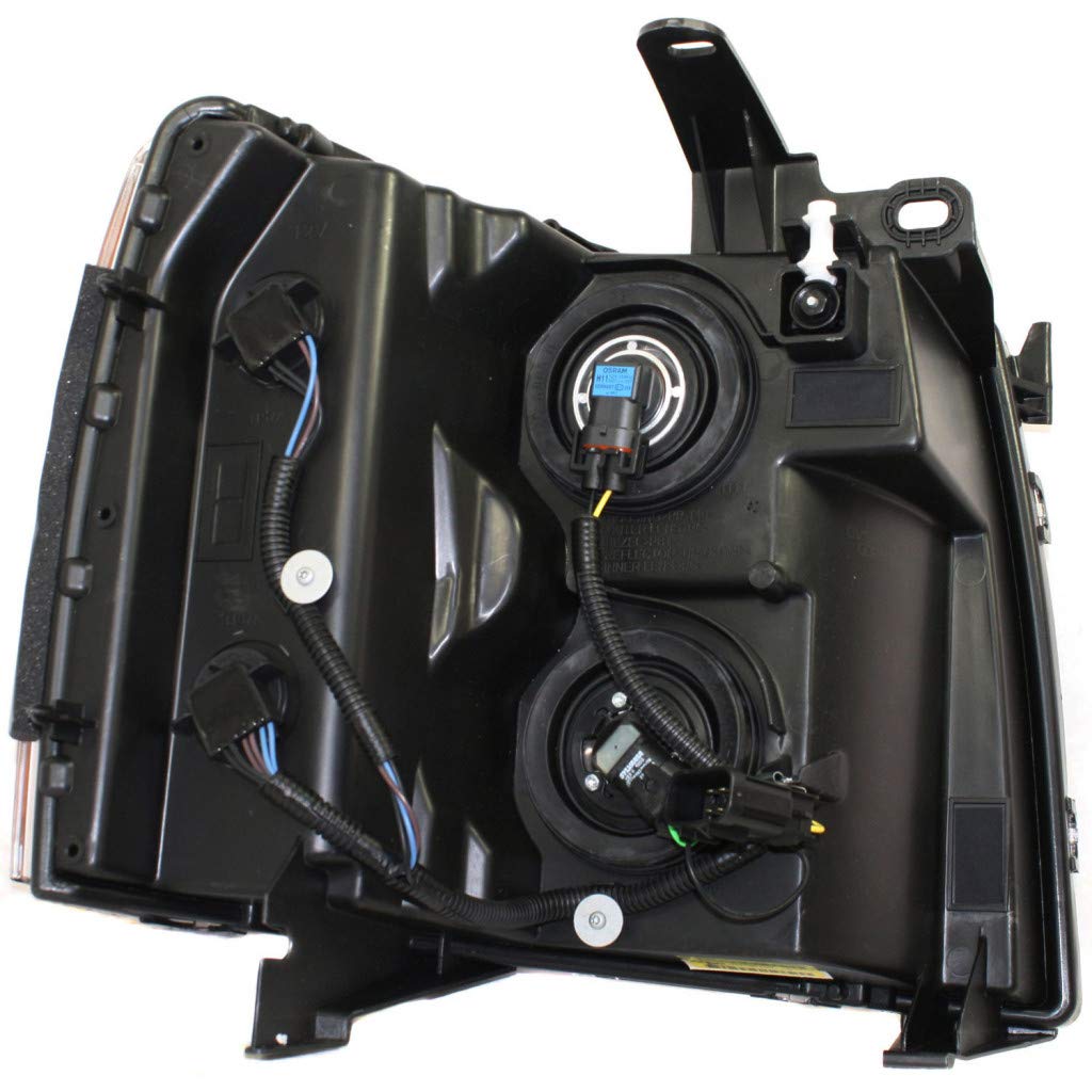 Chevy Silverado Headlight Assembly 2007-2013 - Driver Side Replacement Part GM2502280 | 22853027 - Compatible with Chevy Silverado 1500/2500/3500 - Perfect for Night Driving & Off-Road Adventures