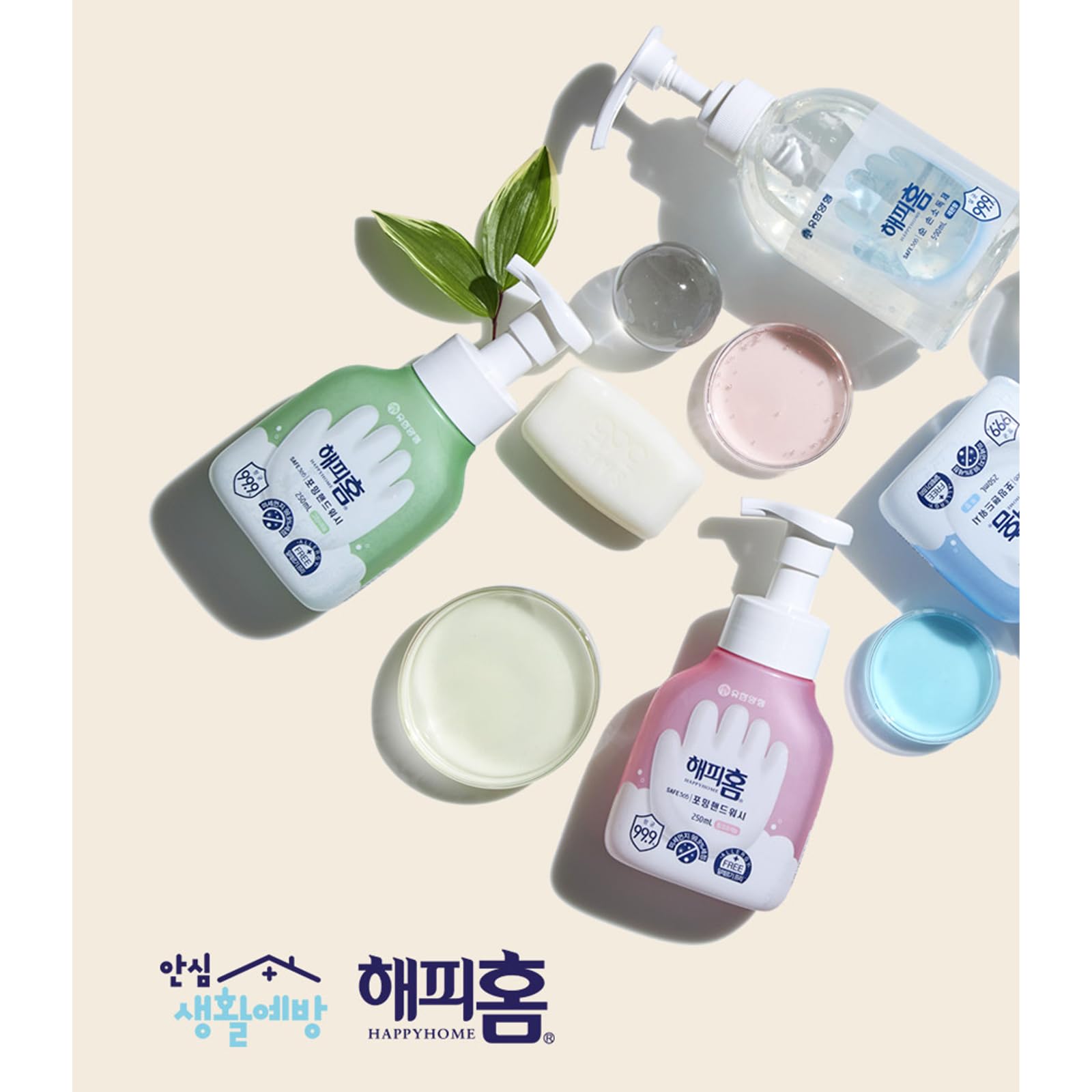 Gentle Hand Wash - Unscented Korean Foaming Hand Soap for Happy Home (11.8 fl. oz / 350ml) - Ideal for Sensitive Skin & Family Use