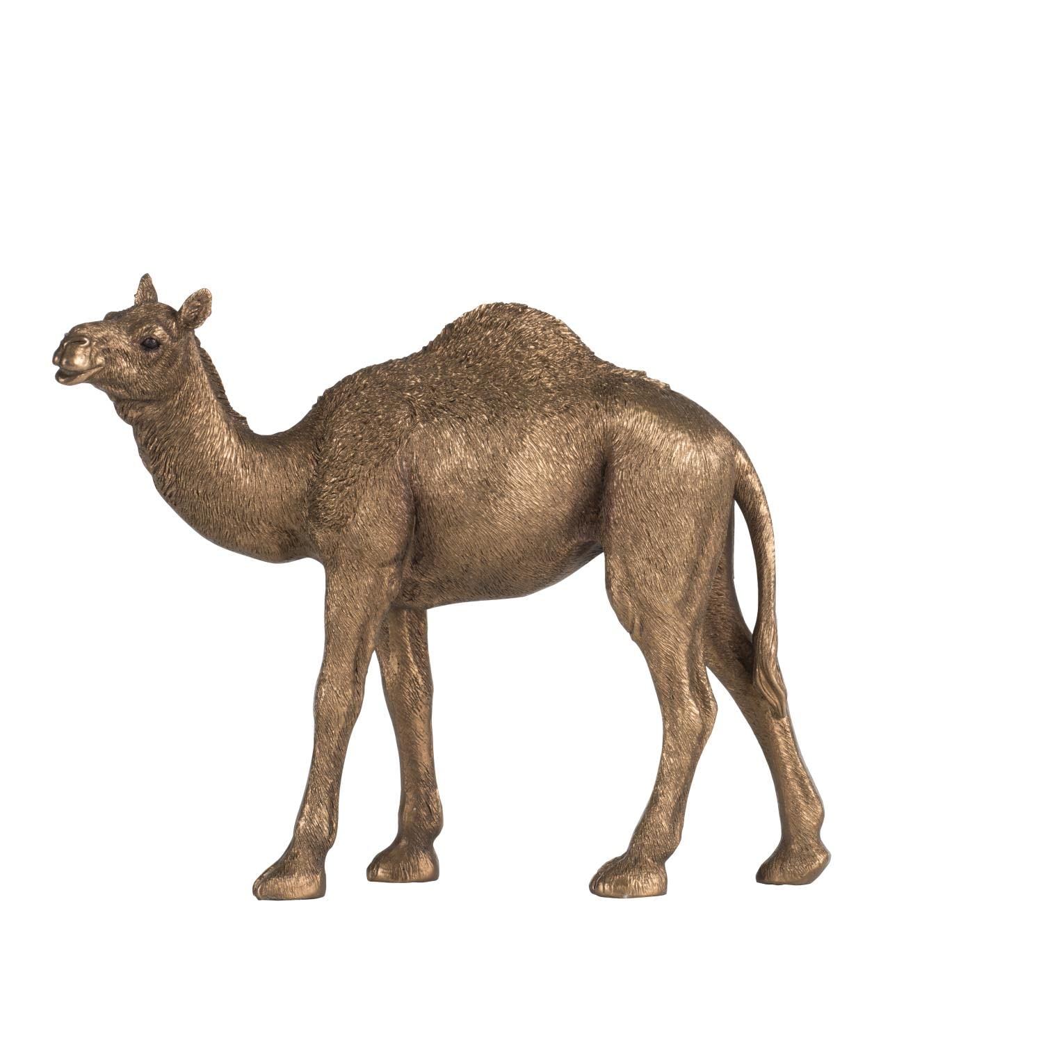 A&B Home Copper Camel Statue - Elegant Home Decor Accent Piece for Living Room, Bedroom, or Office Shelf Display
