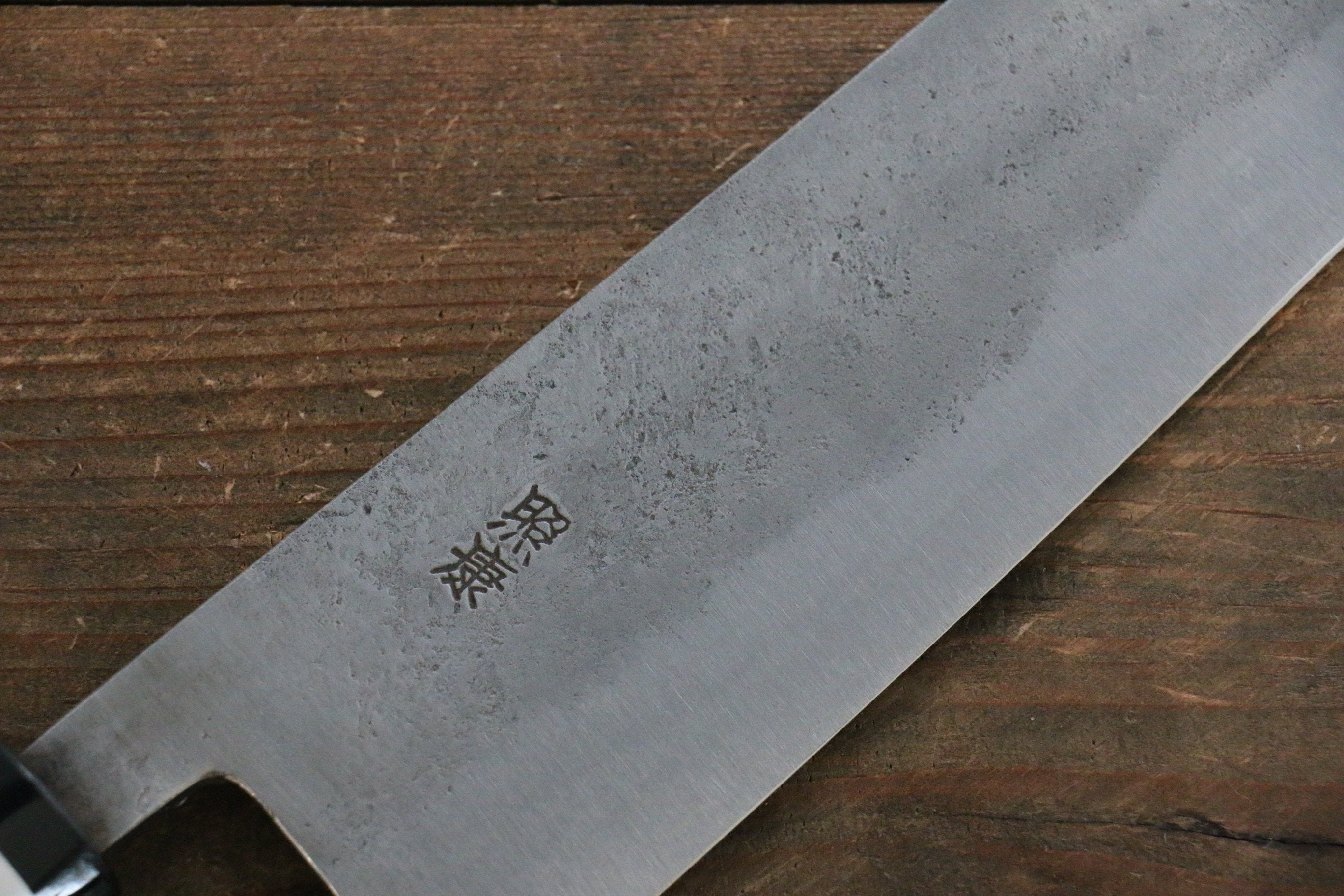 Premium Fujiwara Teruyasu White Steel No.1 Nashiji Santoku Knife 180mm - Magnolia Wood Handle - Japanese Chef Knife for Slicing, Dicing & Chopping - Perfect for Home Cooks & Professional Kitchens
