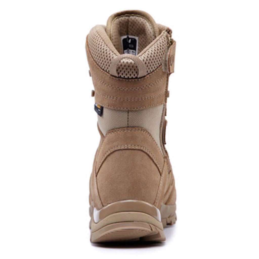 Men's Wear-Resistant Non-Slip Hiking Boots - Outdoor Climbing & Military Combat Shoes for Men | High Top Durable Boots for Hiking, Trekking & Outdoor Adventures