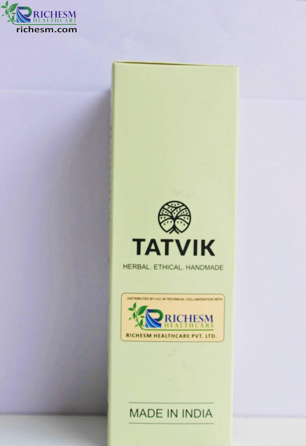 RICHESM HEALTHCARE Neem & Tulsi Antibacterial Hand Wash - Gentle Cleansing Formula (Pack of 2) | Natural Herbal Hand Soap for Daily Hygiene, Kitchen & Bathroom Use