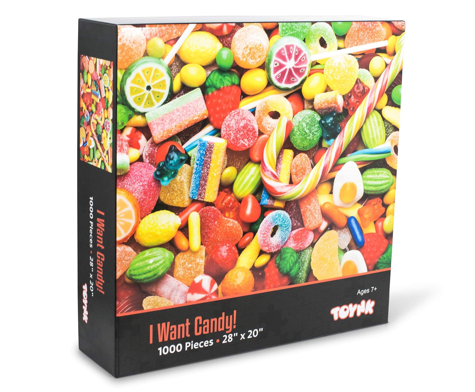 1000 Piece Jigsaw Puzzle for Adults & Kids - Candy Themed Family Game Night Activity | Fun Brain Teaser & Educational Toy for Parties, Gifts & Relaxation