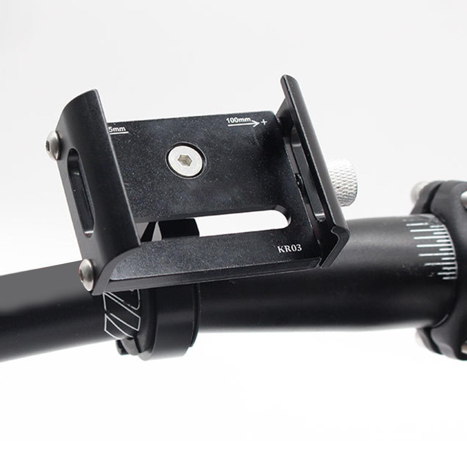 TYTOGE Aluminum Bike Phone Mount - Universal Stem Headset Holder for Road & Mountain Bicycles - Perfect for Cycling, Commuting & Outdoor Adventures