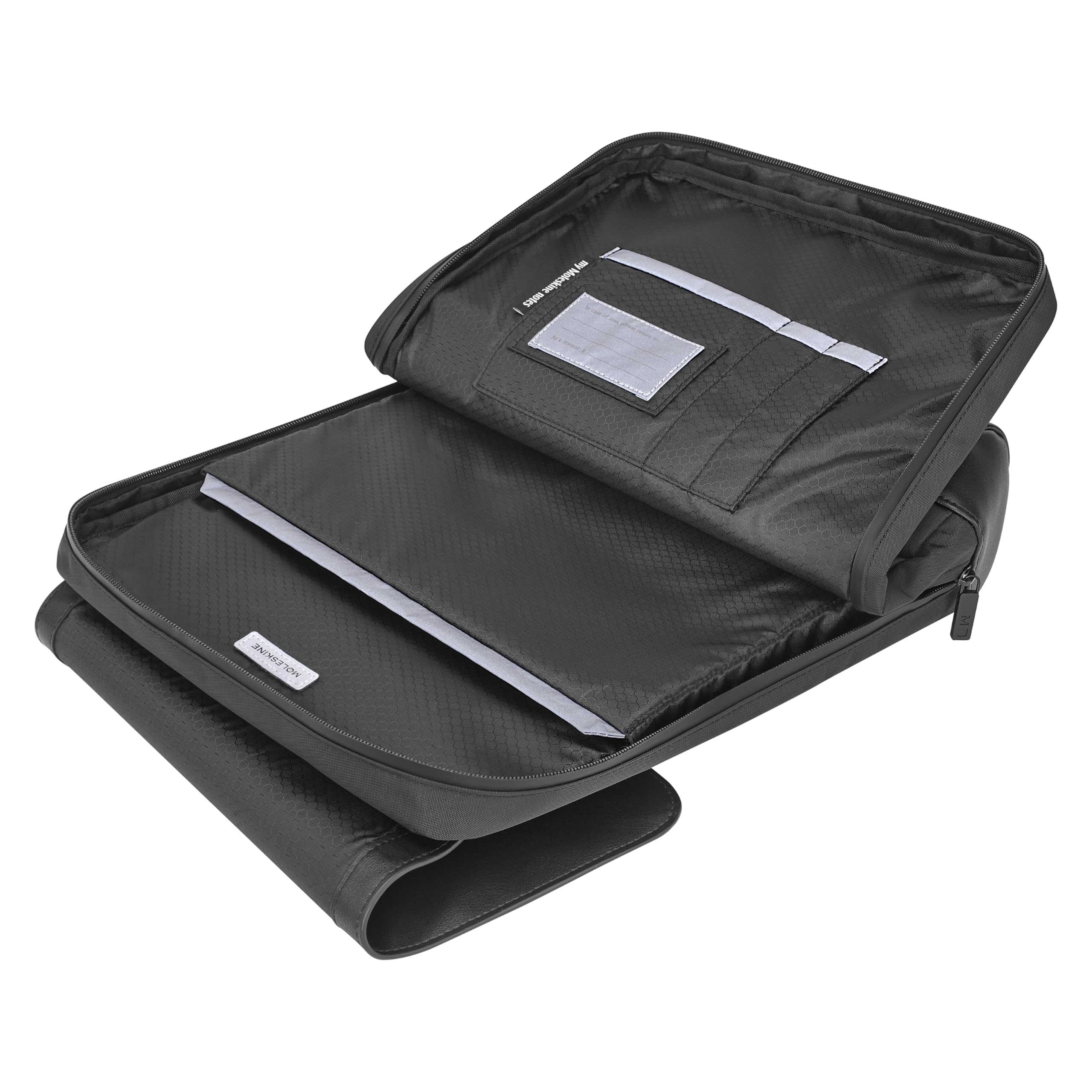 Moleskine Metro Collection Slim Laptop Backpack - Lightweight Tablet & 15 Inch Laptop Backpack (31x42x10cm) - Perfect for Work, School & Travel - Black