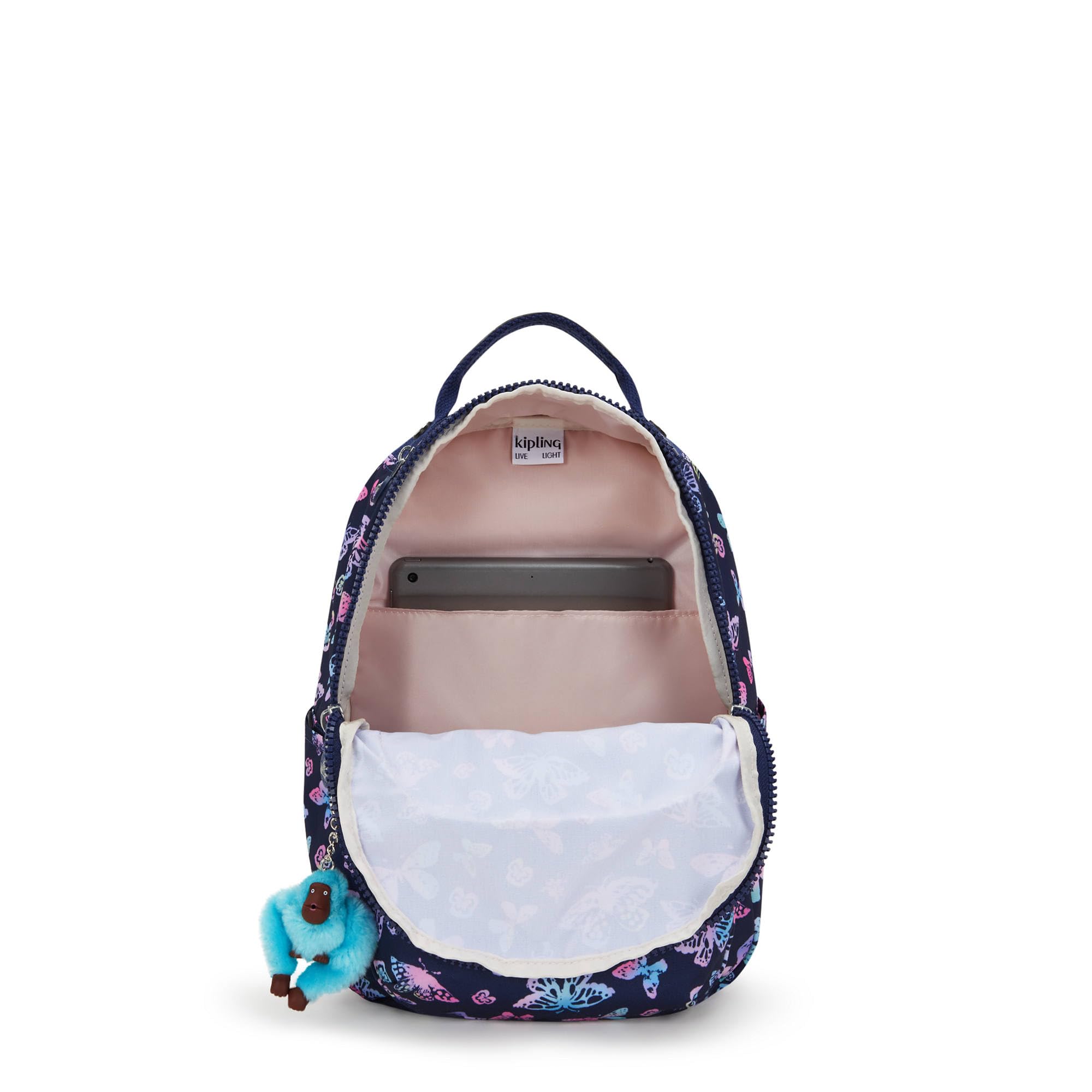 Kipling Women's Seoul Small Tablet Backpack - Lightweight Durable Laptop Bag with Padded Shoulder Straps & Tablet Sleeve - Perfect for School, Work & Travel Accessories