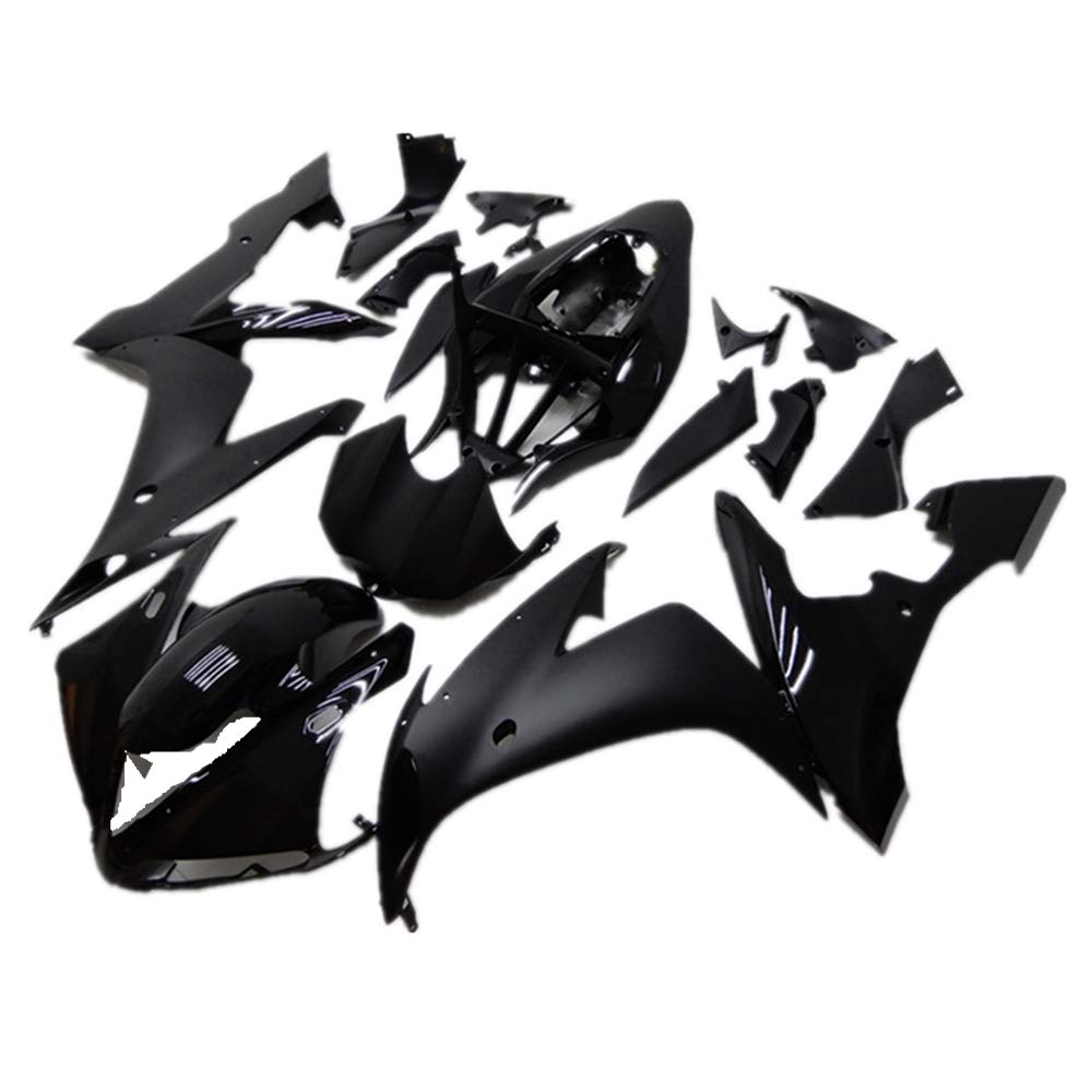 Glossy Matte Black & Red Stickers Fairing Kit for Yamaha YZF R1 2004-2006 | ABS Plastic Bodywork Replacement | Motorcycle Decals & Graphics | Perfect for Racing, Customization & Bike Restoration