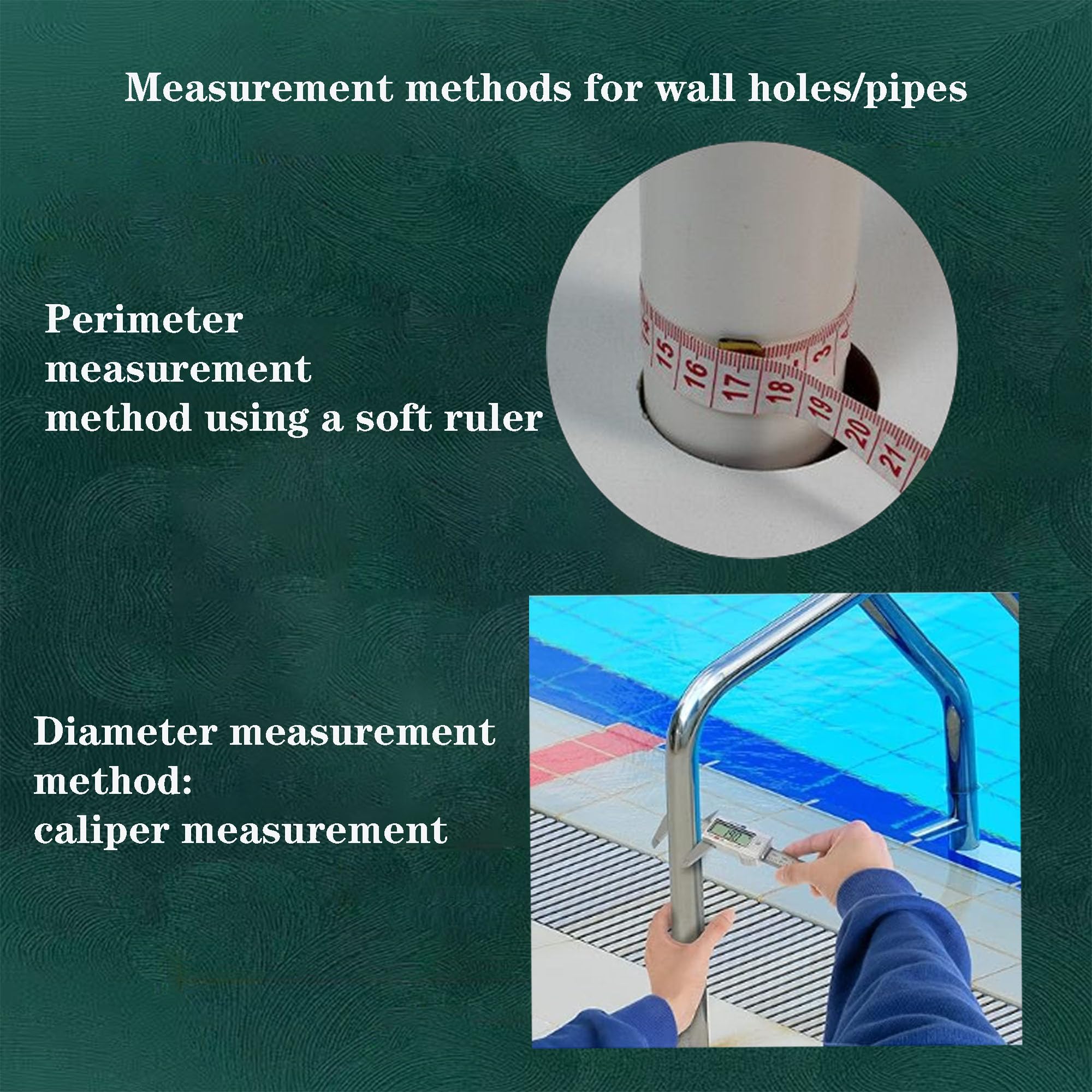 Pool Ladder Cover Rings - 2
