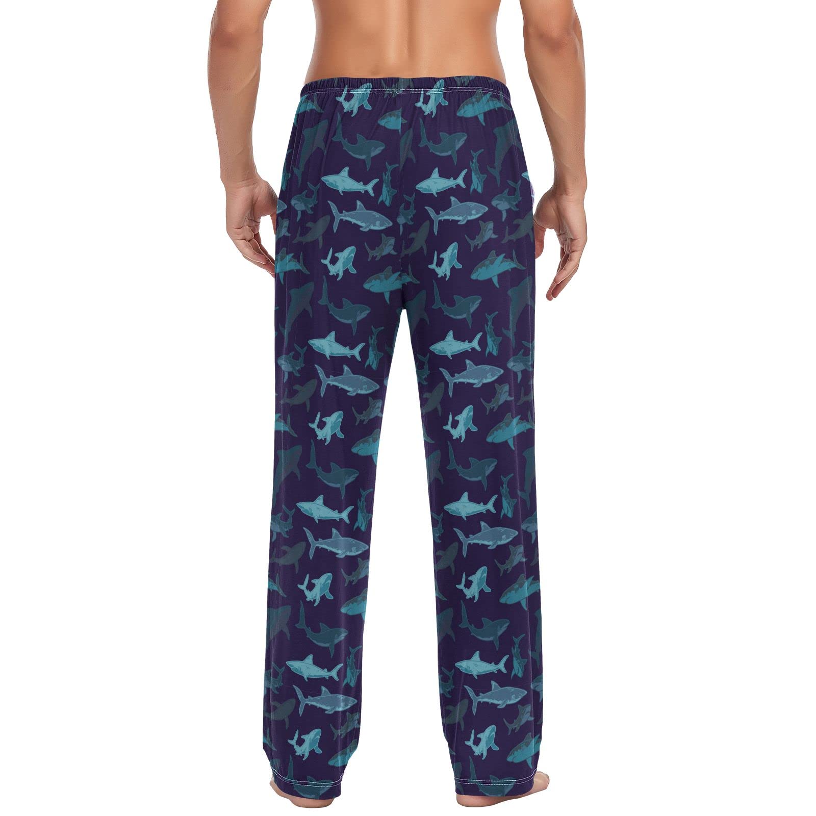 Soft Plaid Men's Pajama Pants - Black & White Checkered Lounge Sleepwear for Men | Comfortable Cotton Sleep Pants for Relaxing at Home, Lounging & Travel