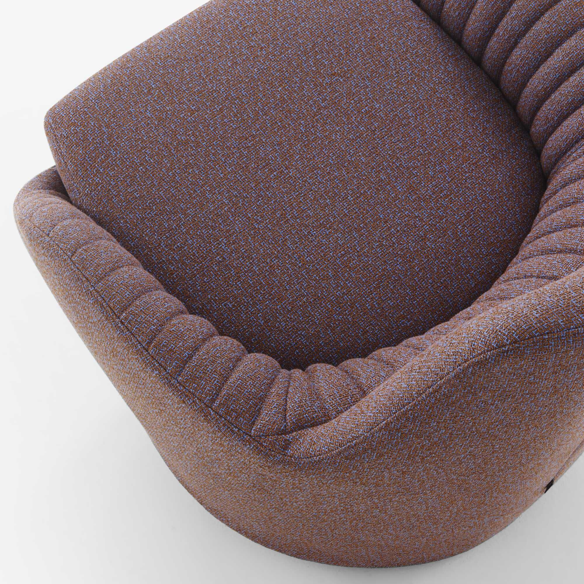 Amédée Armchair - Modern Accent Chair for Living Room, Bedroom & Office - Stylish Upholstered Lounge Chair with Wooden Legs