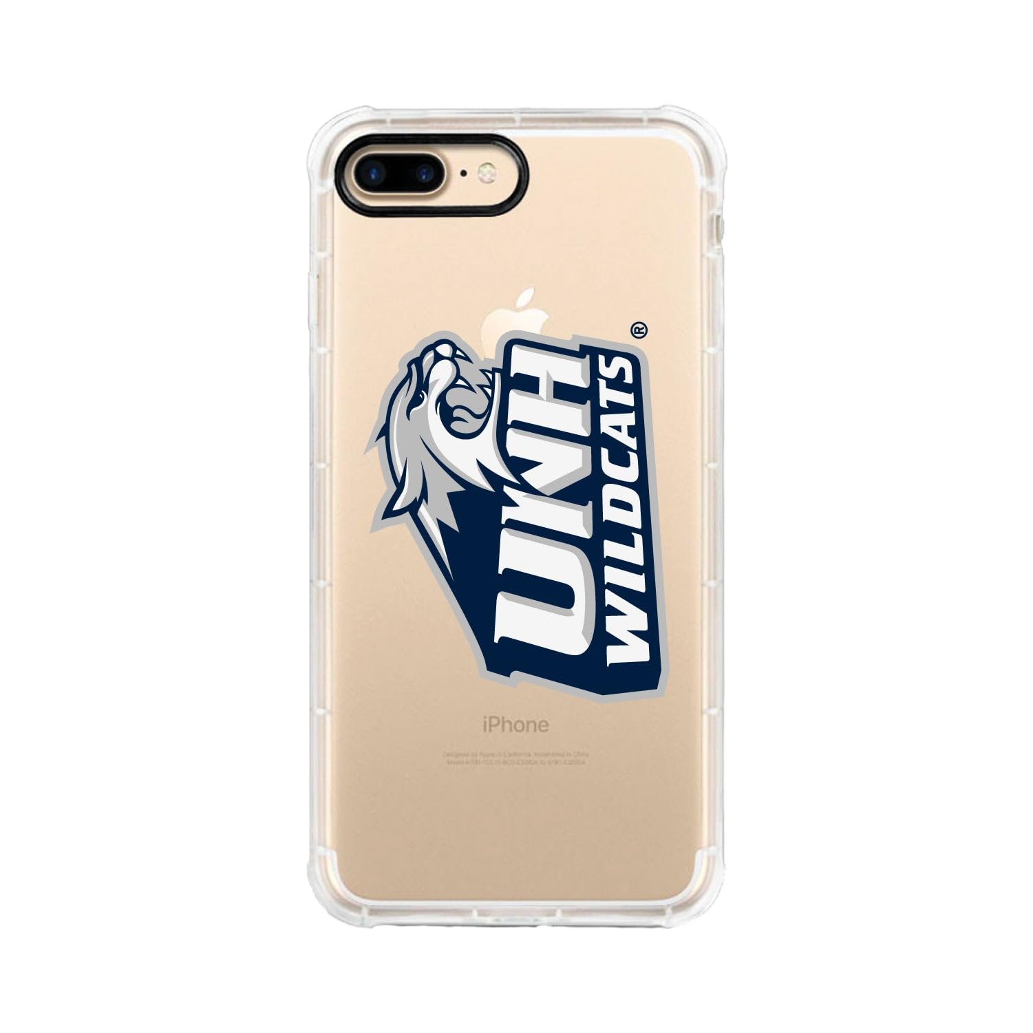 OTM Essentials Rugged Phone Case for iPhone 13 Pro - Shockproof Protective Cover with Reinforced Edges | Classic White Design | University of New Hampshire Alumni Gift | Perfect for Outdoor Activities, Sports & Daily Protection
