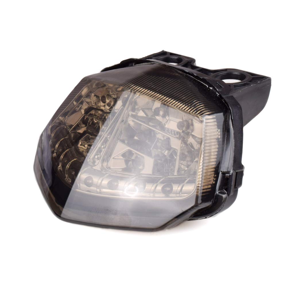 KYN Kawasaki Ninja 250 2008-2012 LED Tail Light Assembly with Integrated Brake & Turn Signals - High Visibility Motorcycle Safety Light for Night Riding & Urban Commuting