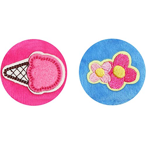 Pink Icecream & Blue Flower