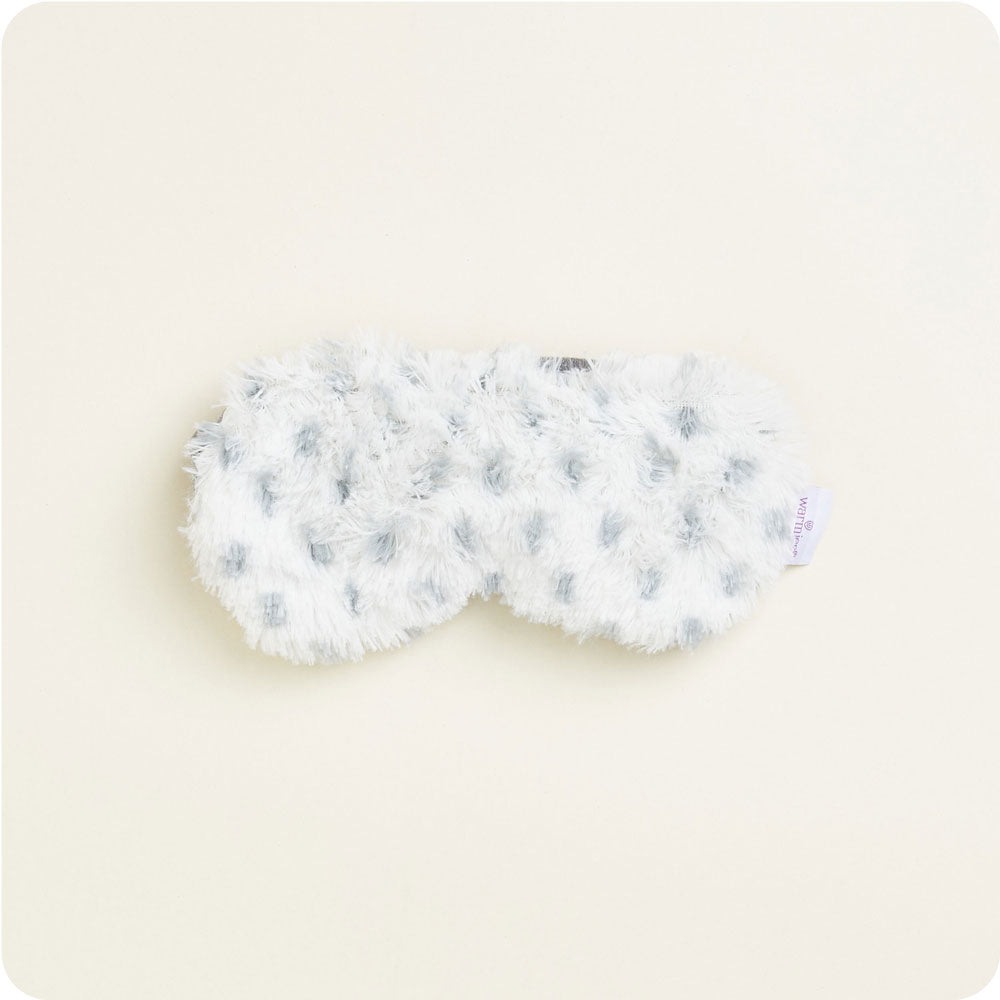 Snowy Warmies Eye Mask for Sleeping - Soothing Relief for Dry Eyes & Stress - Perfect for Travel, Relaxation & Insomnia Relief