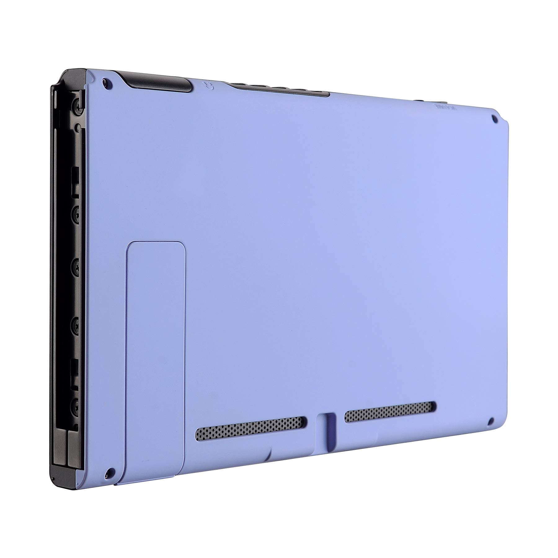 eXtremeRate Light Violet Back Plate Replacement for Nintendo Switch - DIY Housing Shell Case with Kickstand (Backplate Only, No Console Included) - Perfect for Customization, Repair, and Gaming Accessories