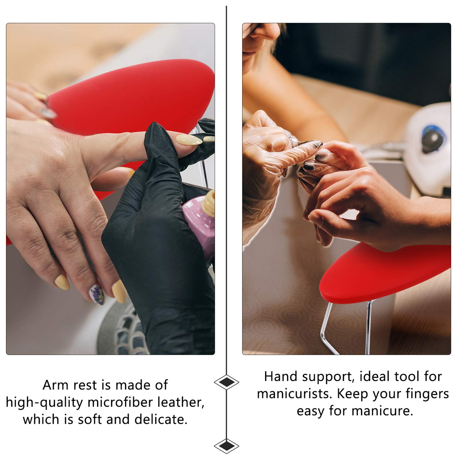 Waterproof Manicure Hand Pillow - Nail Art Hand Rest Cushion & Arm Support Pad for Gel Polish, Acrylic Nails - Perfect for Salon, Home DIY Manicures & Nail Art Enthusiasts
