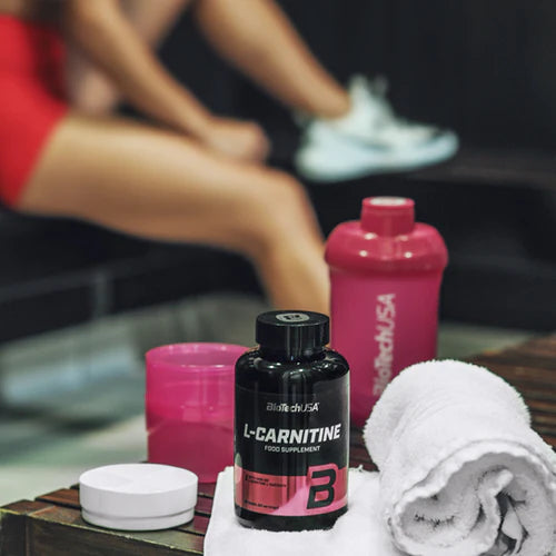 BioTechUSA L Carnitine + Chromium 60 Capsules - Weight Loss & Energy Booster Supplement for Fitness & Active Lifestyle