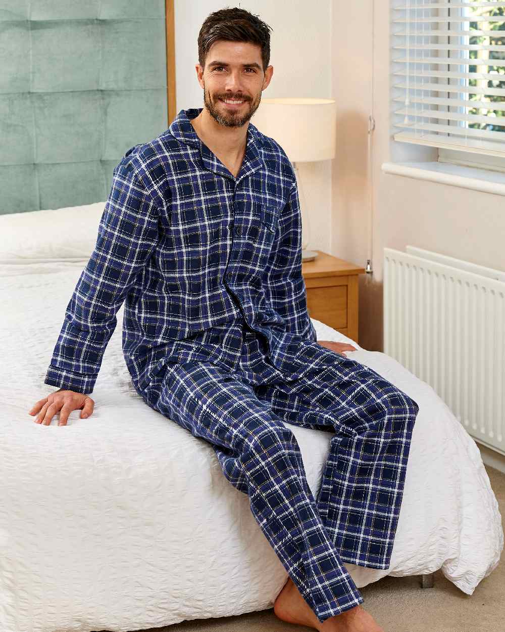 Champion Cambridge Cotton Pajamas for Women & Men - Soft & Comfortable Sleepwear for Nightwear, Lounge & Travel - Classic Fit PJ Set