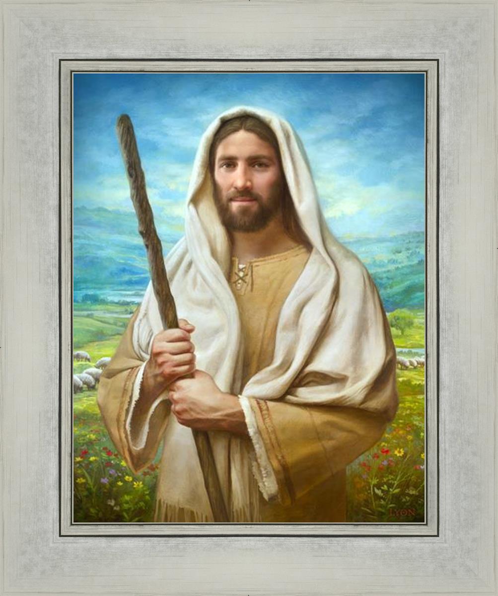 Feed My Sheep by Howard Lyon - Inspirational Christian Art Print for Home, Office & Church Decor - Perfect for Gifts & Spiritual Encouragement