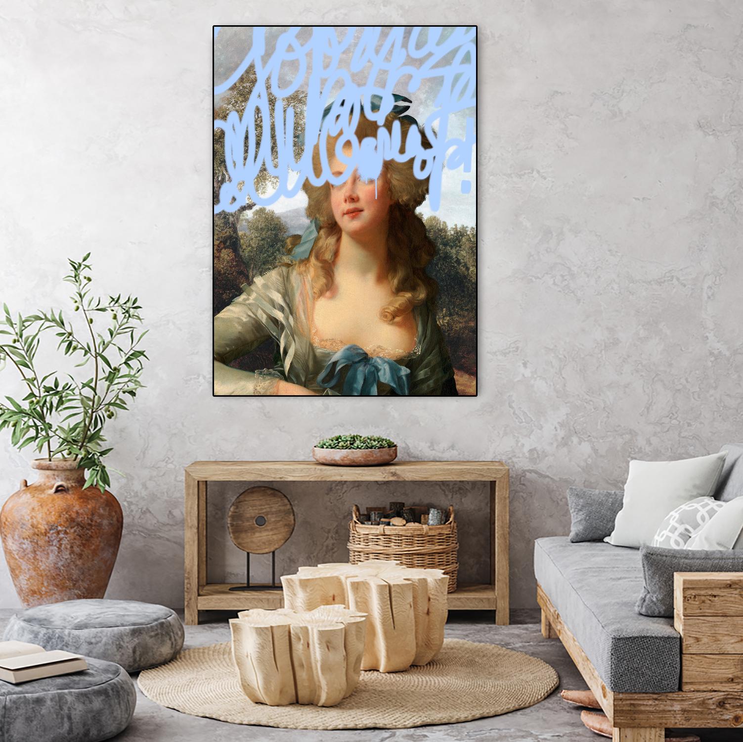 Concealed Portrait III - Premium Wall Art for Home & Office Decor - Perfect for Living Room, Bedroom, and Workspace
