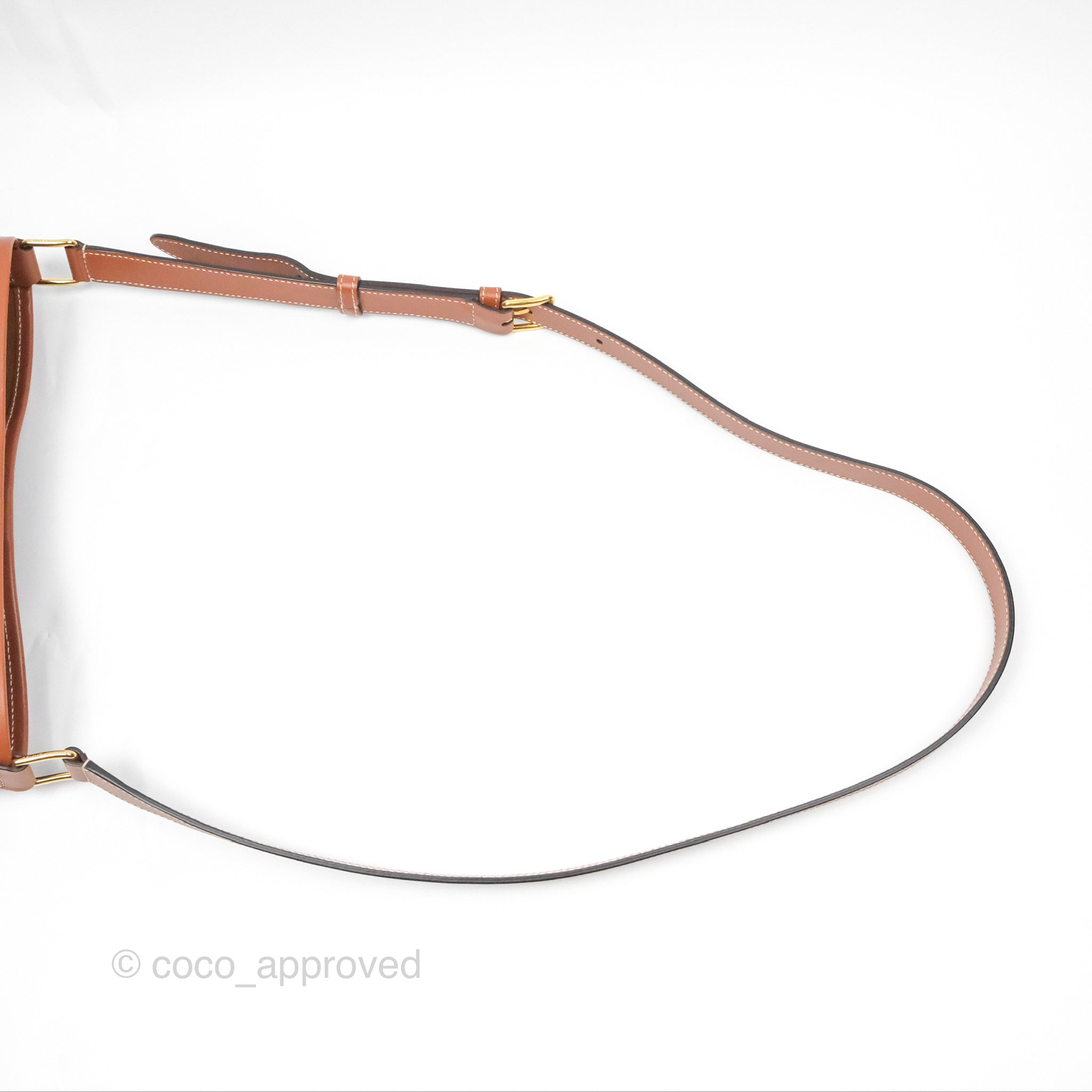 Celine Small Bucket Bag in Triomphe Canvas & Tan Calfskin Leather - Perfect for Everyday Use, Work & Travel