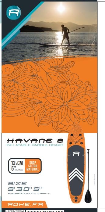 Inflatable Stand Up Paddle Board 9' (274cm) x 30