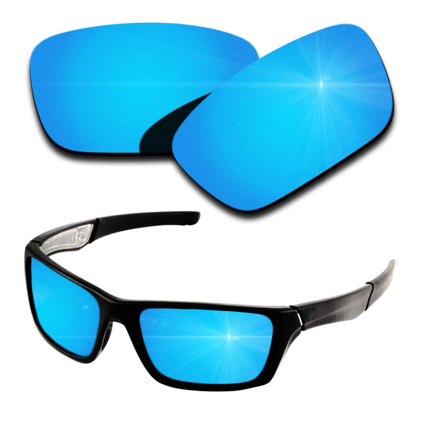 Oakley Jury Replacement Polarized Lenses - Anti-Scratch, UV Protection, Perfect Fit - Multiple Color Options for Sports & Outdoor Activities