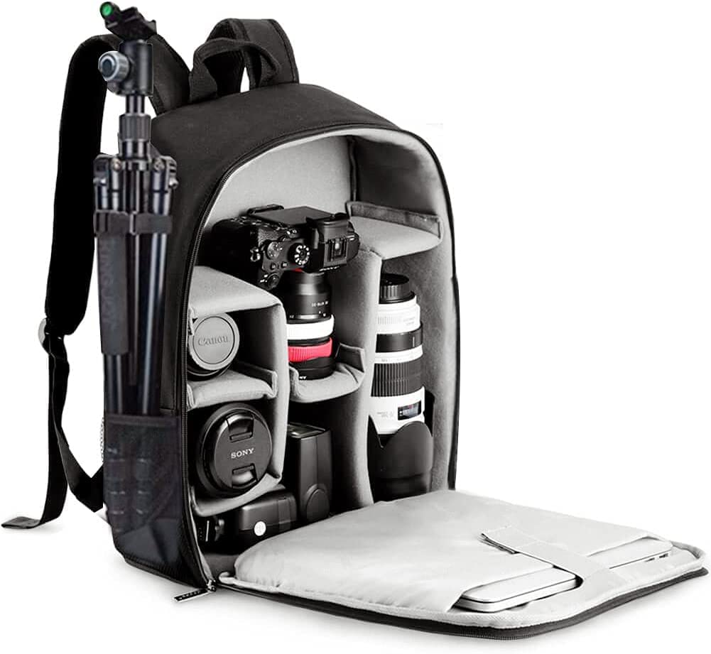 **CADeN Waterproof Camera Backpack for DSLR/SLR/Mirrorless Cameras - 15.6