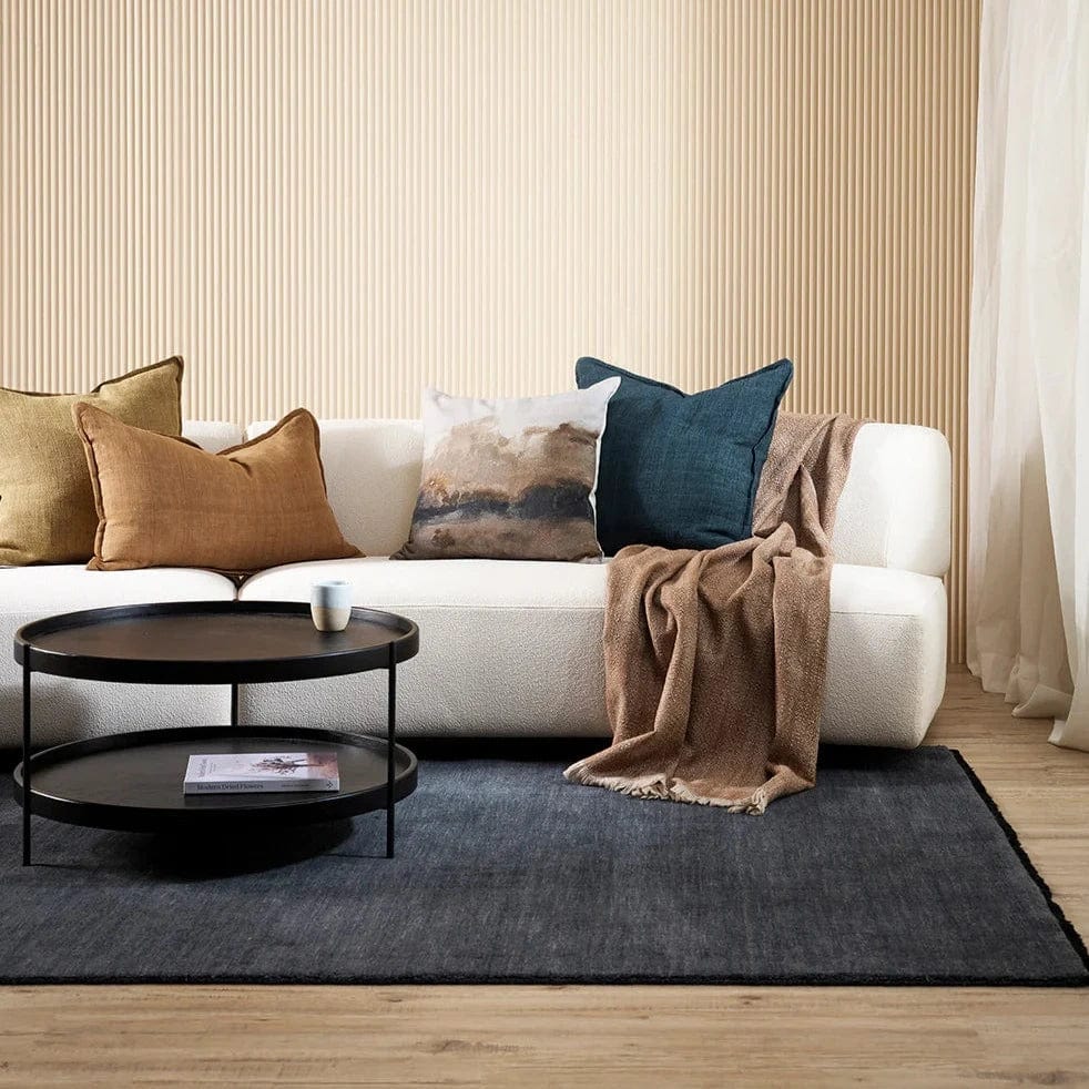 Premium Sandringham Storm Blue Area Rug 5'3