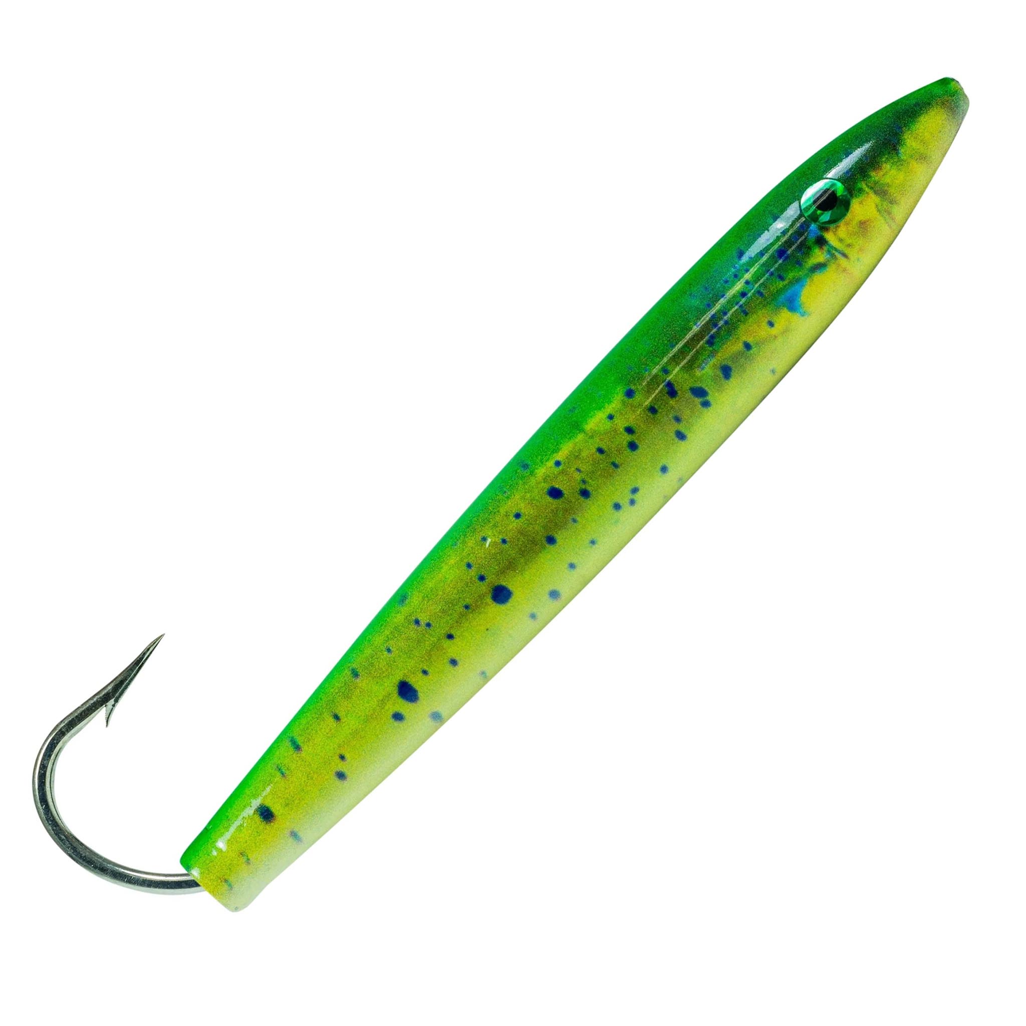Ahi USA Cedar Plugs 6 Rigged Fishing Lures - Saltwater Trolling Lures for Tuna, Marlin & Mahi - Perfect for Offshore & Deep Sea Fishing