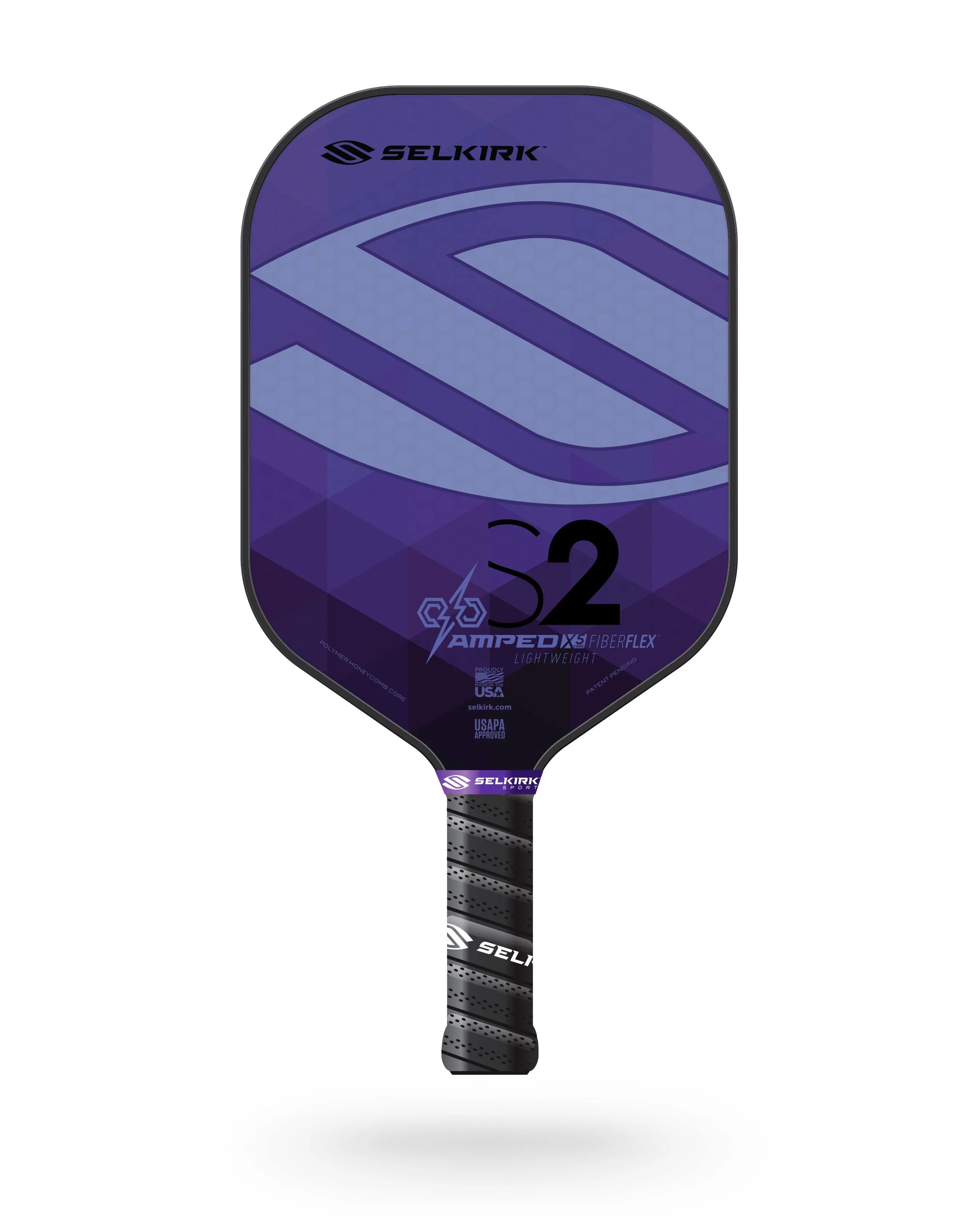 Selkirk Amped S2 Pickleball Paddle - Premium Carbon Fiber Paddle for Control & Power - Perfect for Indoor & Outdoor Pickleball Games