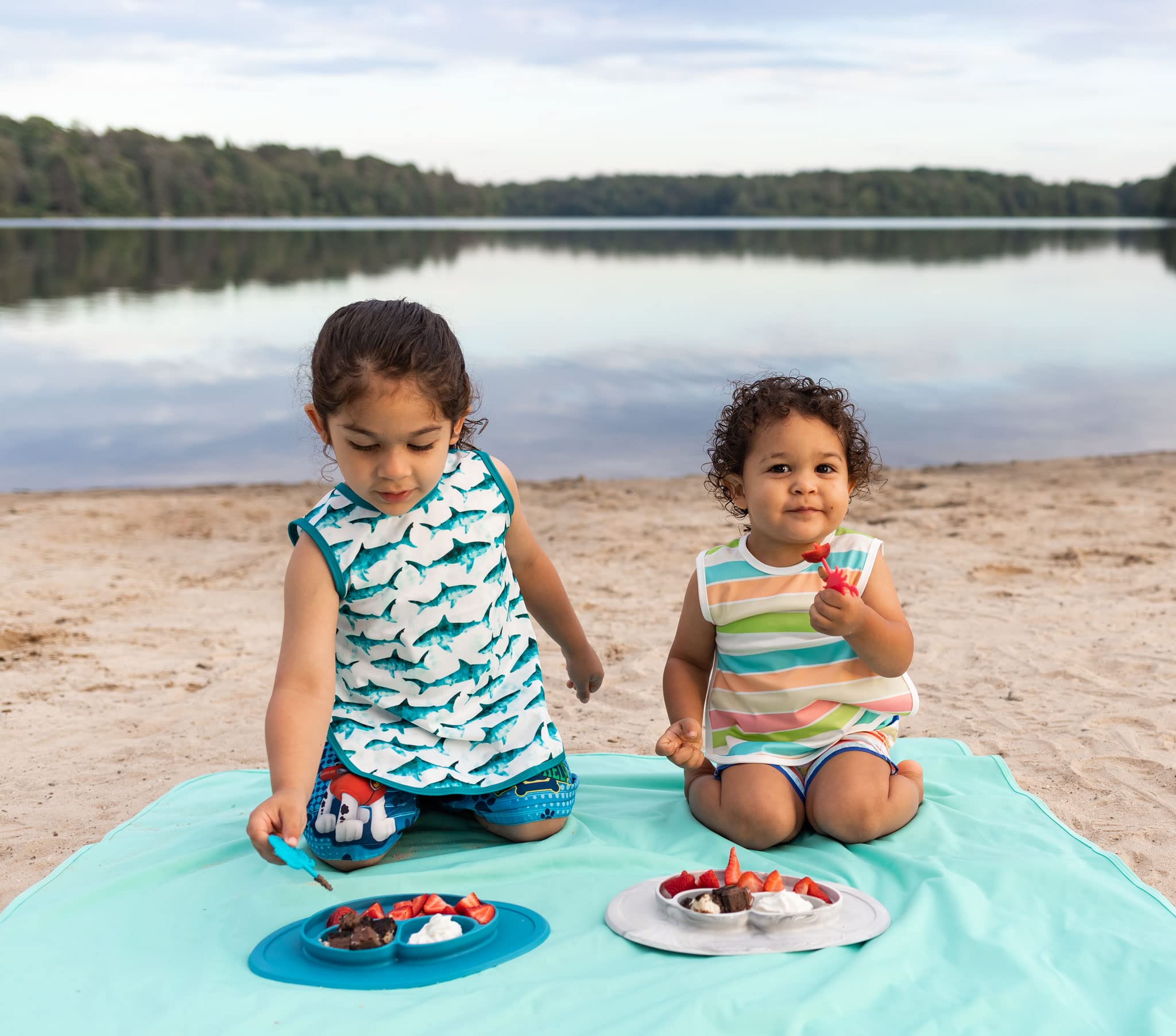 BapronBaby Sea Life Foodie Picks (2 Pack - Crab & Octopus) - BPA Free Toddler Utensils for Self Feeding - Dishwasher Safe Baby Spoons for 18+ Months - Perfect for Preschoolers & Early Learning Mealtime