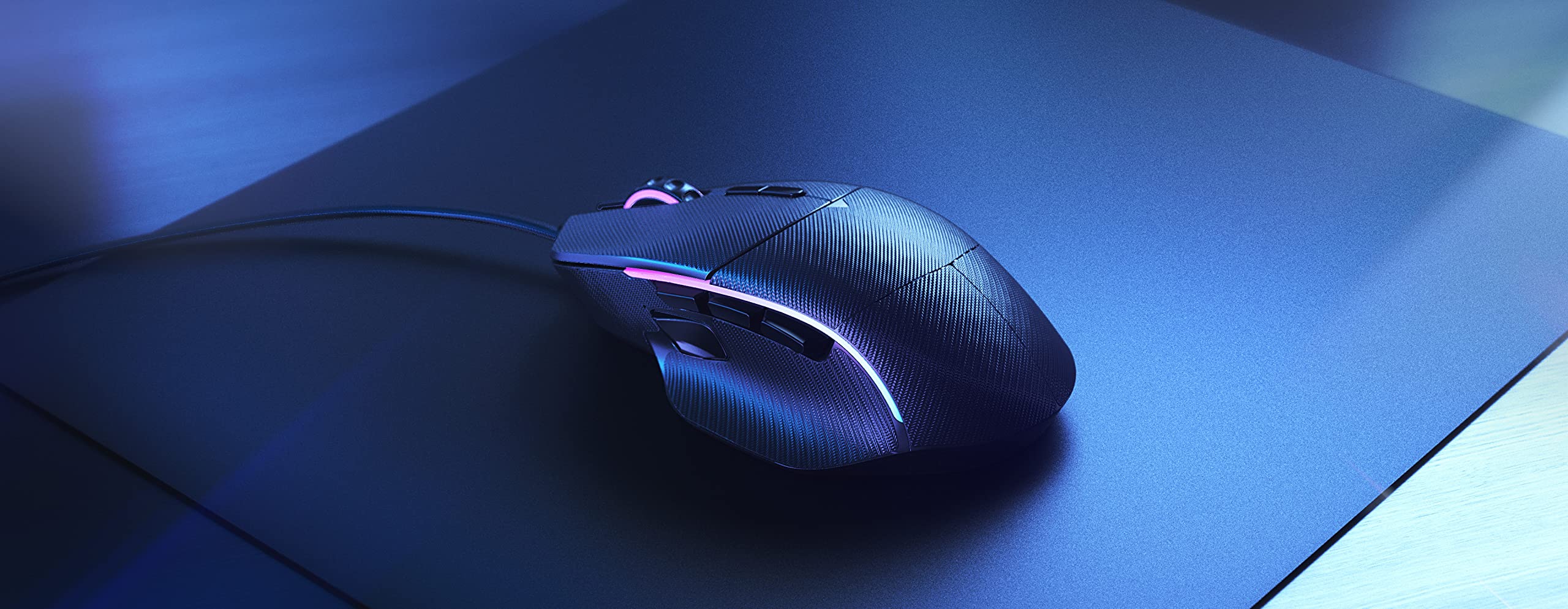 Glorious Model I Wired Gaming Mouse - 69g Ultra Lightweight, 2 Swappable Buttons, RGB Lighting, PTFE Feet, 9 Programmable Buttons, Ergonomic Side Thumb Rest - Black - Perfect for FPS, MOBA & MMO Gaming, Esports & Office Work