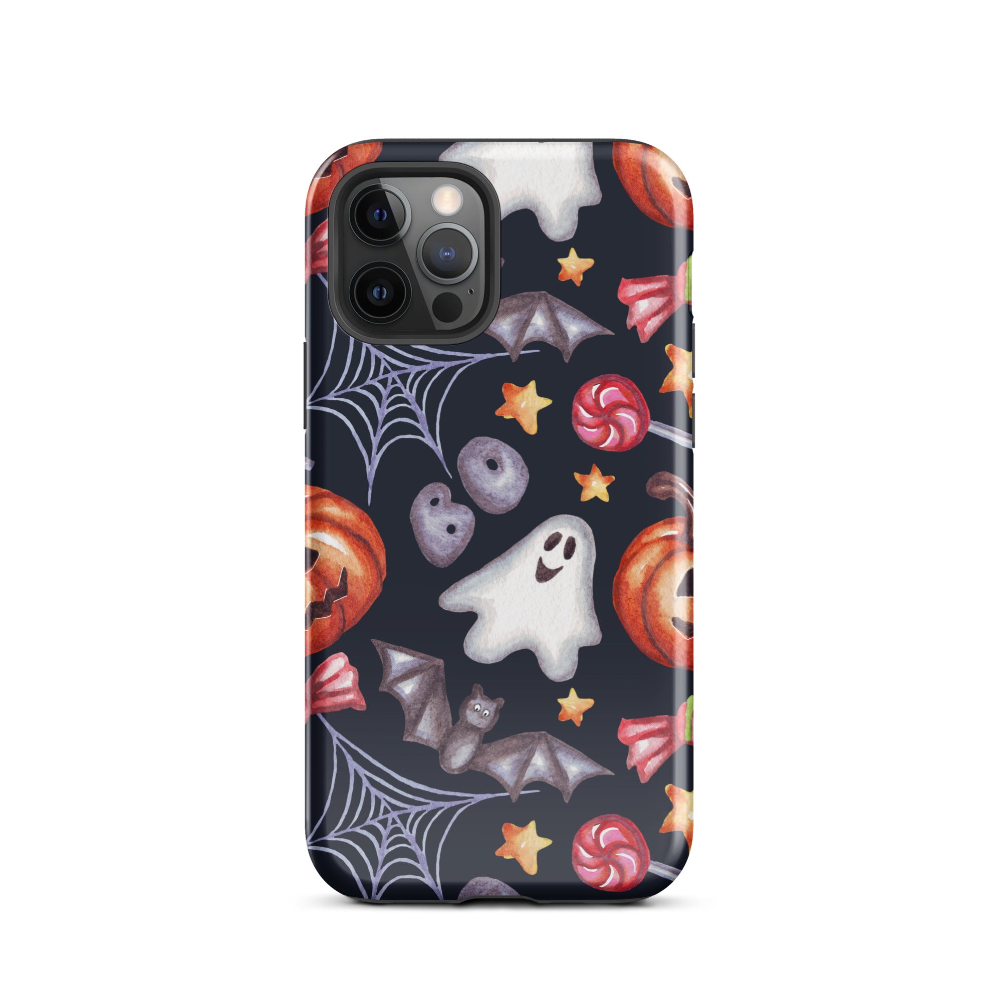 Premium Spooky Charm iPhone Case - Cute & Durable Protective Cover for iPhone 13/14/15, Perfect for Halloween, Parties & Everyday Use