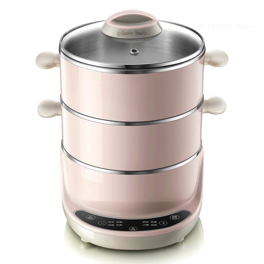 HYDZQ 3-Tier Electric Steamer & Multi-Cooker - Multifunctional Kitchen Appliance for Healthy Cooking, Steaming, & Meal Prep | Perfect for Home, Dorm, Office & Small Kitchens
