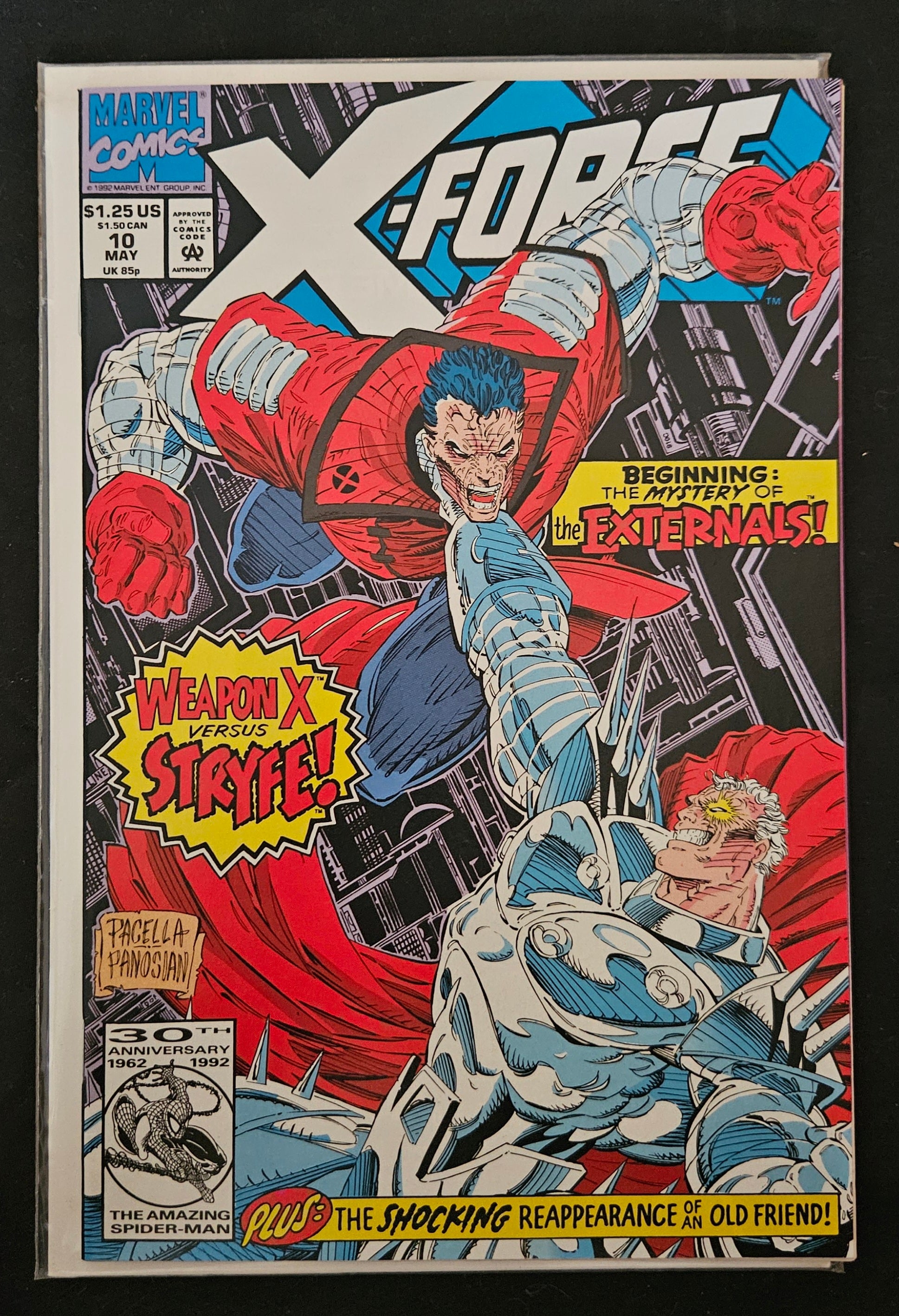 X-Force: The Enemy Within #10 - February 1992 Marvel Comics - Collectible Comic Book for Superhero Fans & Marvel Collectors