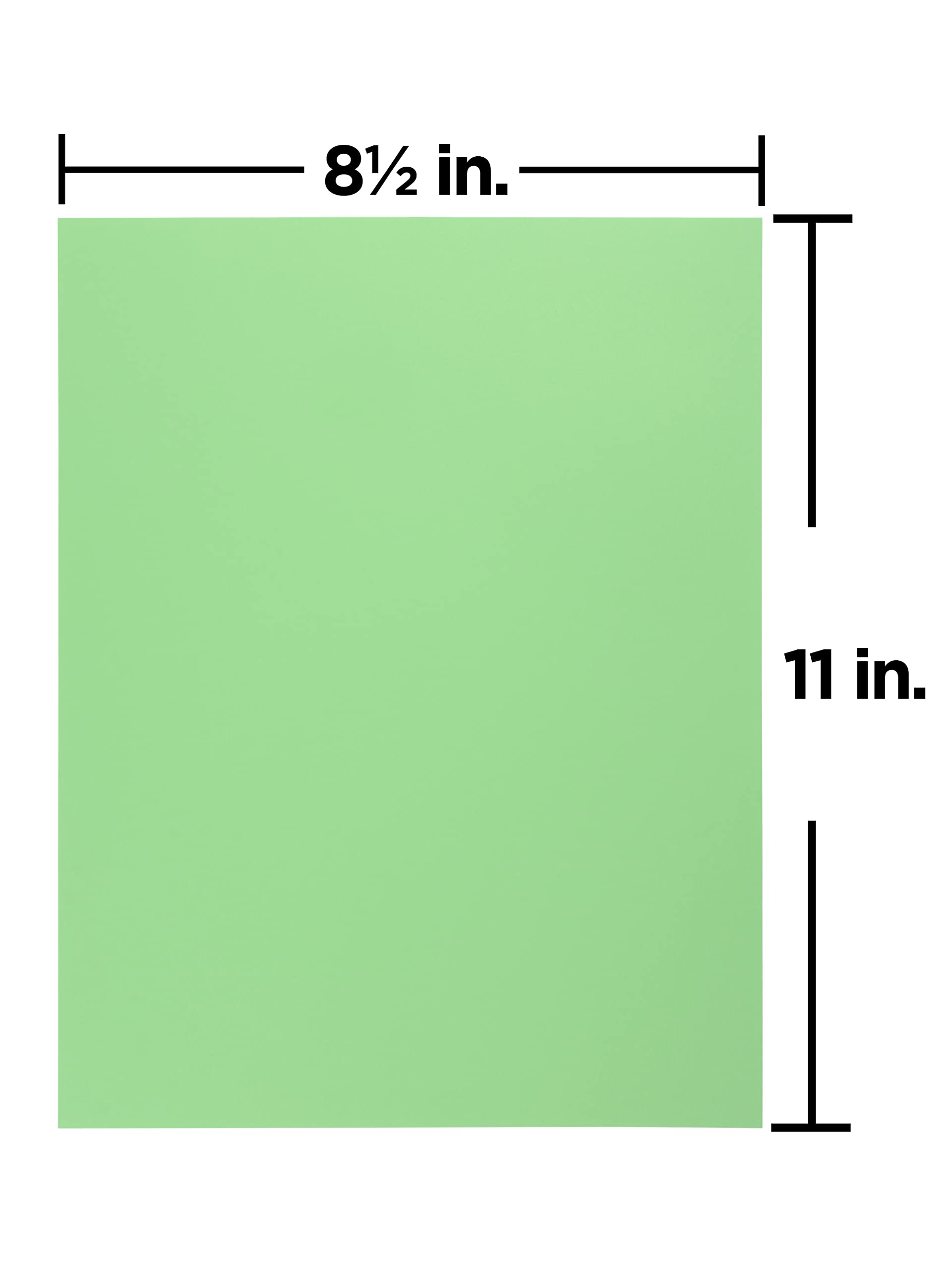 JAM PAPER Matte 28lb Paper - 105 GSM Premium Printer Paper - 8.5 x 11 Letter Size - Mint Green - 50 Sheets/Pack - Perfect for Office Documents, School Projects & Crafting