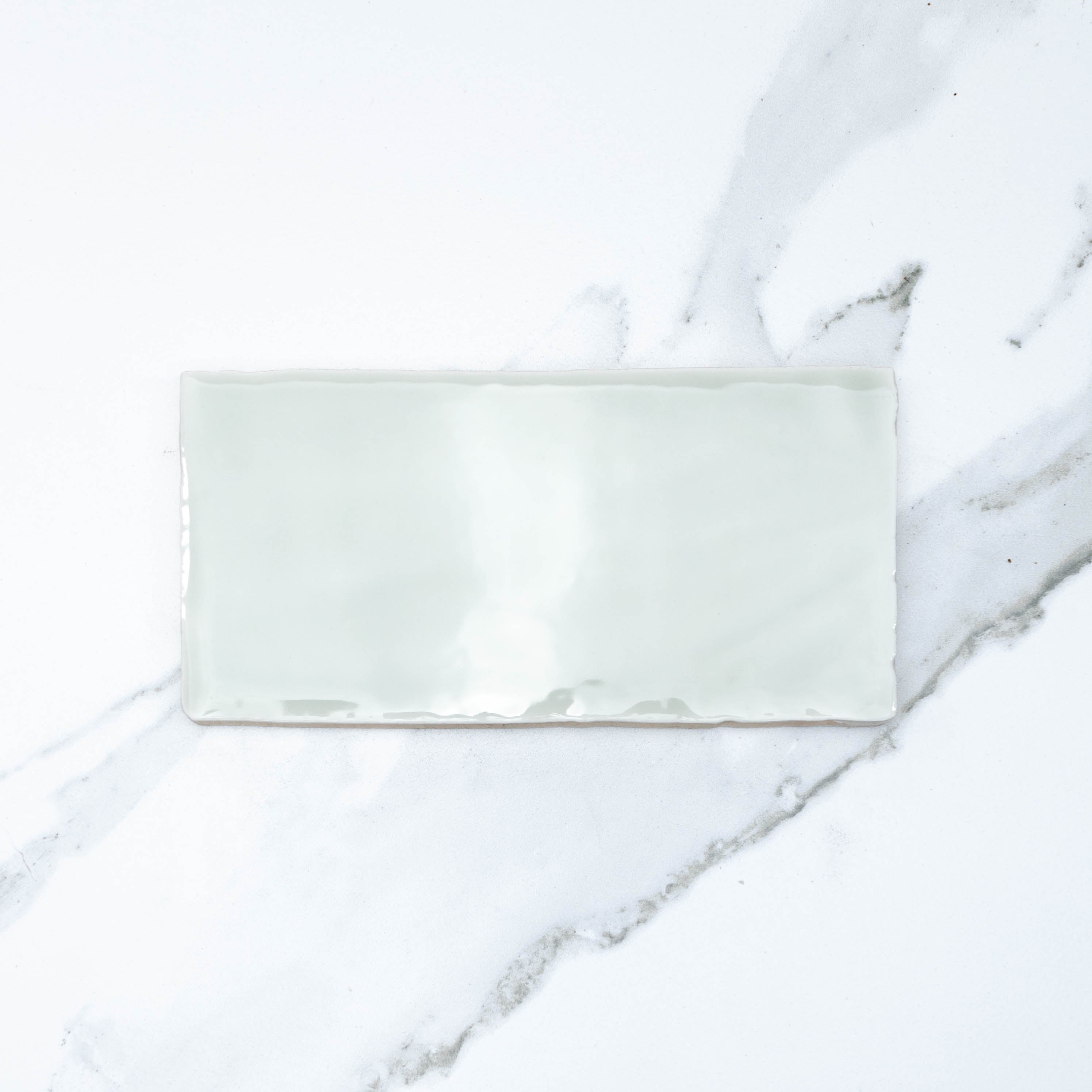 75x150 Glossy White Subway Tile - Premium Manhattan Cement Finish - Perfect for Kitchen Backsplash, Bathroom & Shower Walls