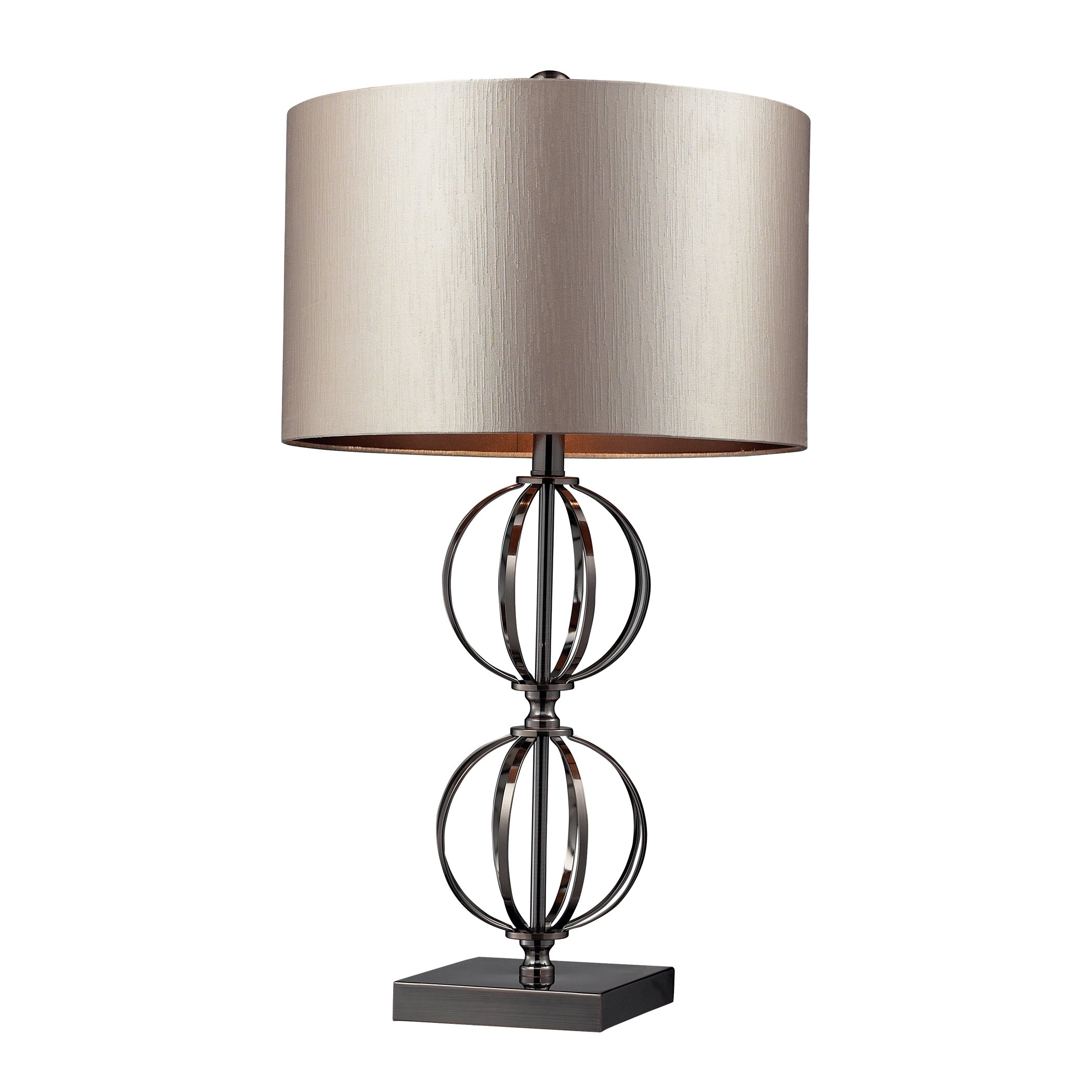 D2224 Danforth Table Lamp - Antique Bronze Plated Finish, One Size, Coffee Brown - Perfect for Living Room, Bedroom, or Office Decor