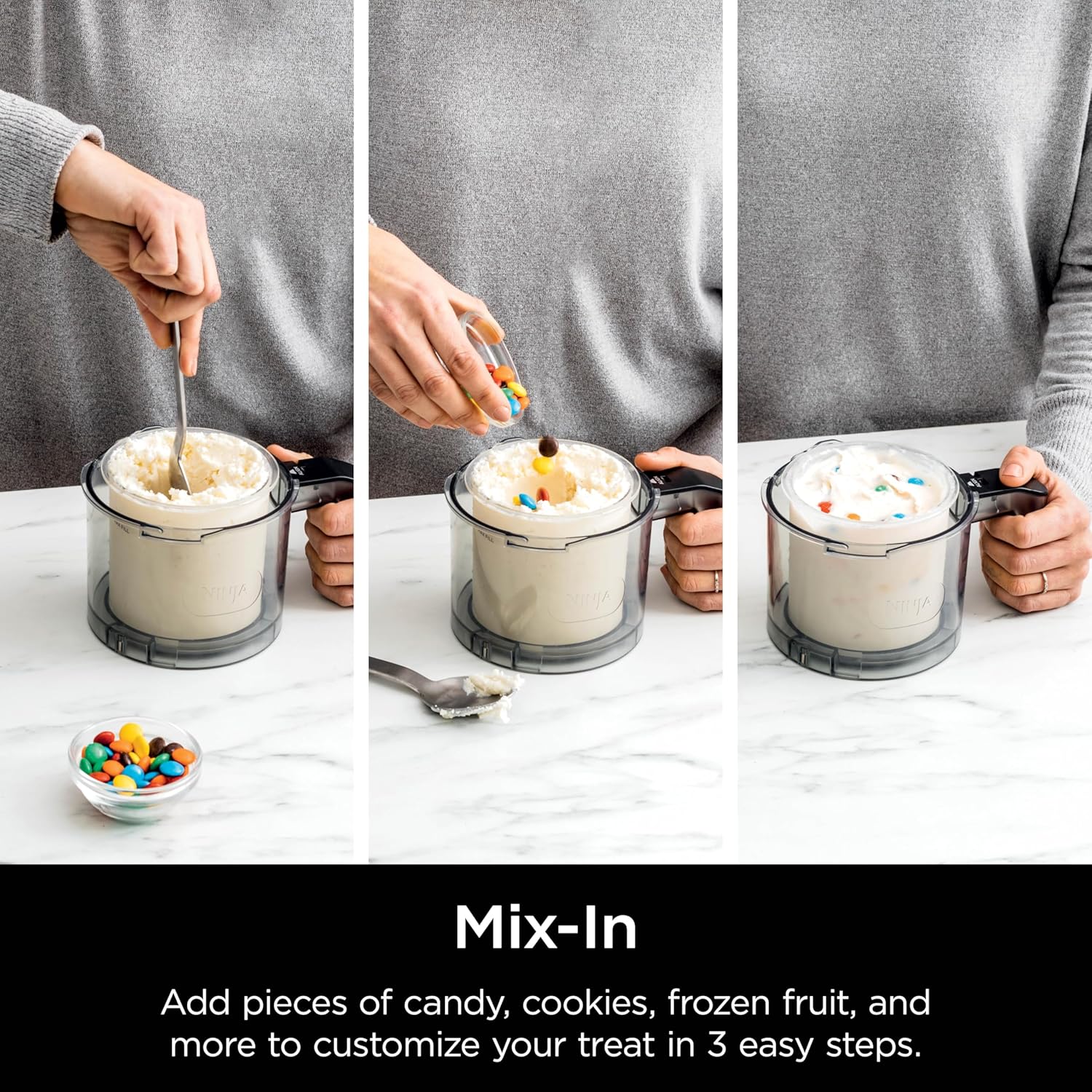 Ninja CREAMi Deluxe 11-in-1 Ice Cream Maker - Homemade Gelato, Sorbet, Milkshakes & Frozen Treats Machine for Healthy Desserts at Home | Perfect for Parties, Family Gatherings & Summer Treats
