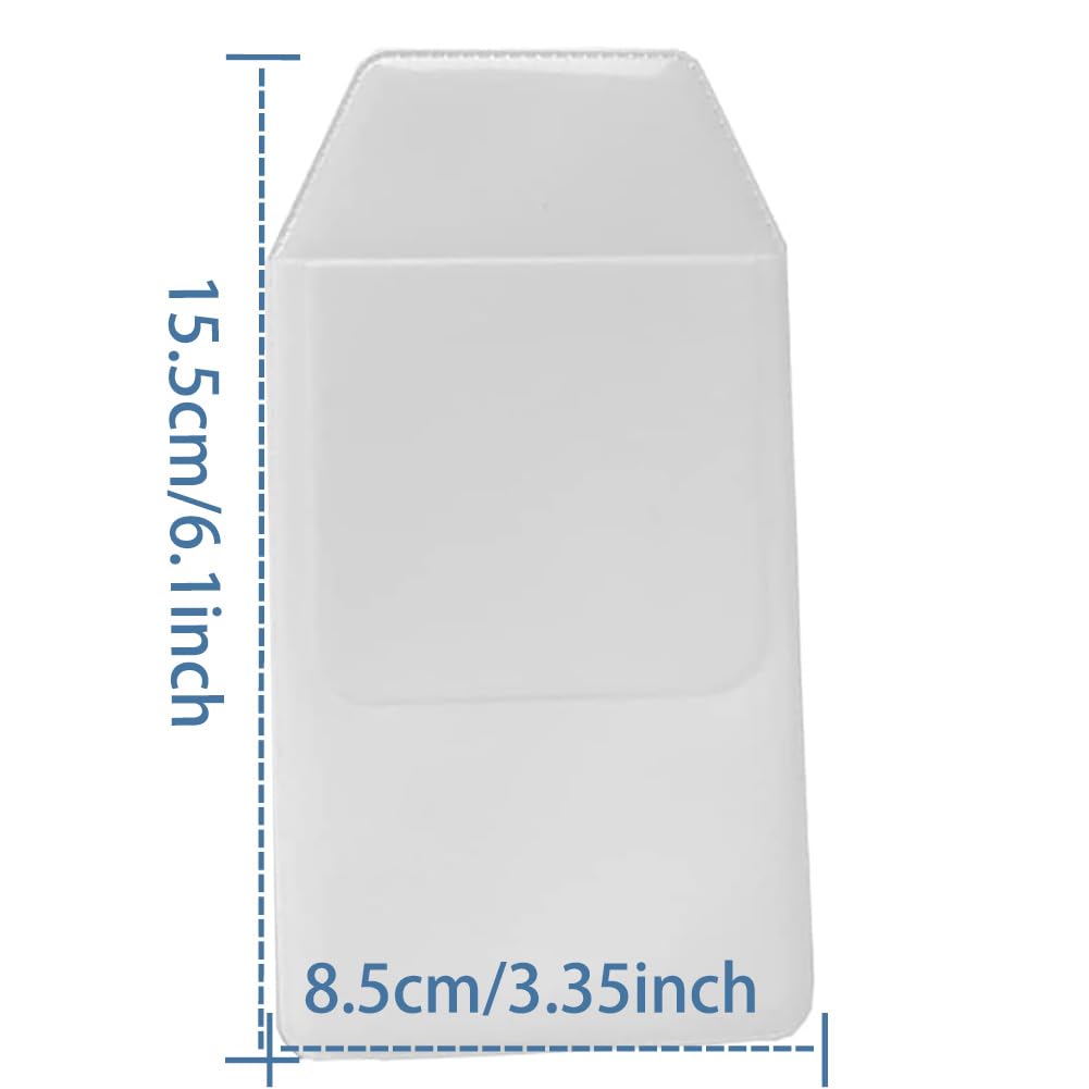 10 Pack PVC Pocket Protectors for Shirts & Lab Coats - Pen & Pencil Organizer Holder - Office, School & Hospital Supplies (Great for Nurses, Doctors & Students)