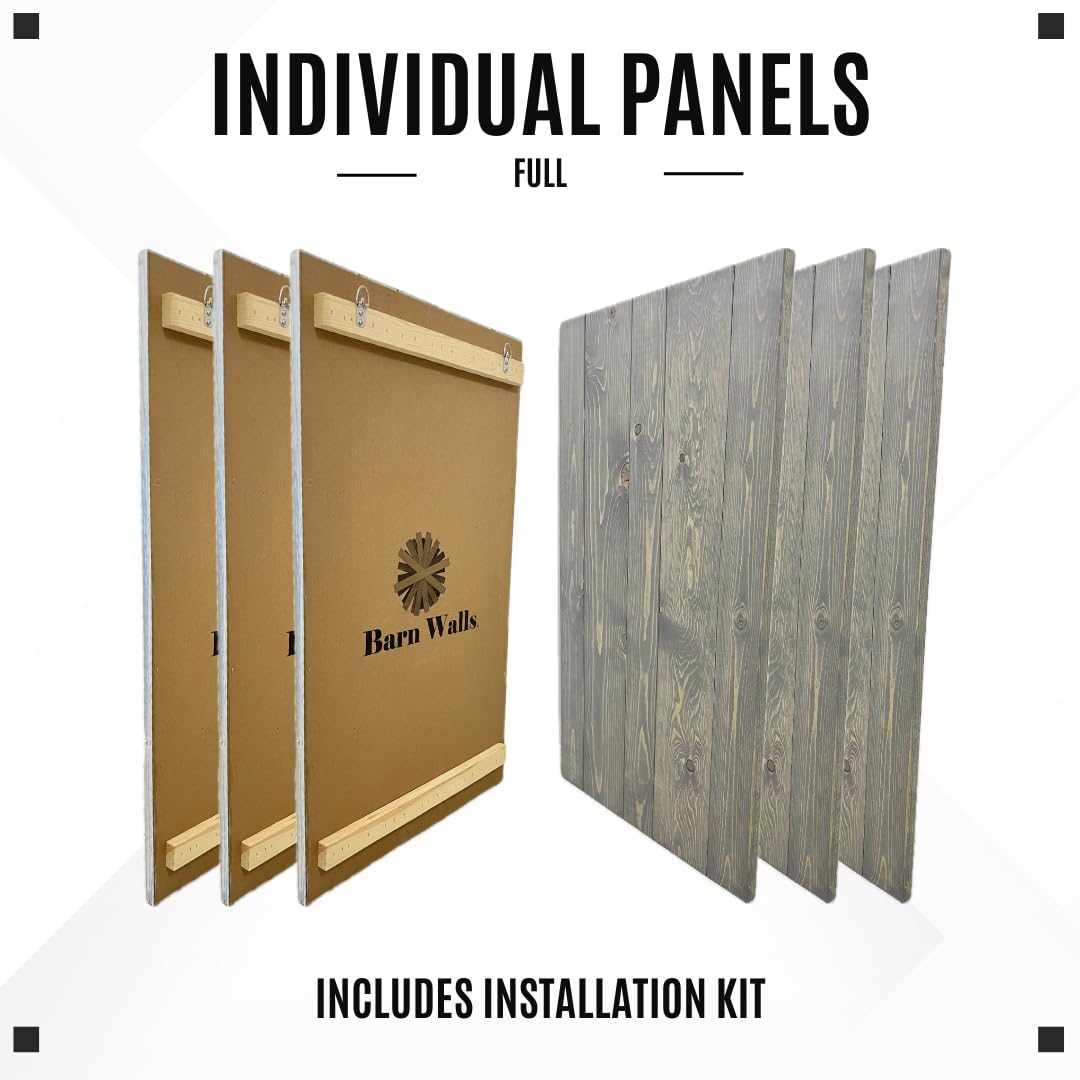 Solid Wood Headboard - Gray Fog Oil-Based Finish with Smooth Natural Wood Grain, Wall-Mounted Panel for Full Size Bed, Adjustable Height, Rustic Coastal Bedroom Decor | Durable & Built to Last | Perfect for Master Bedroom, Guest Room or Vacation Home