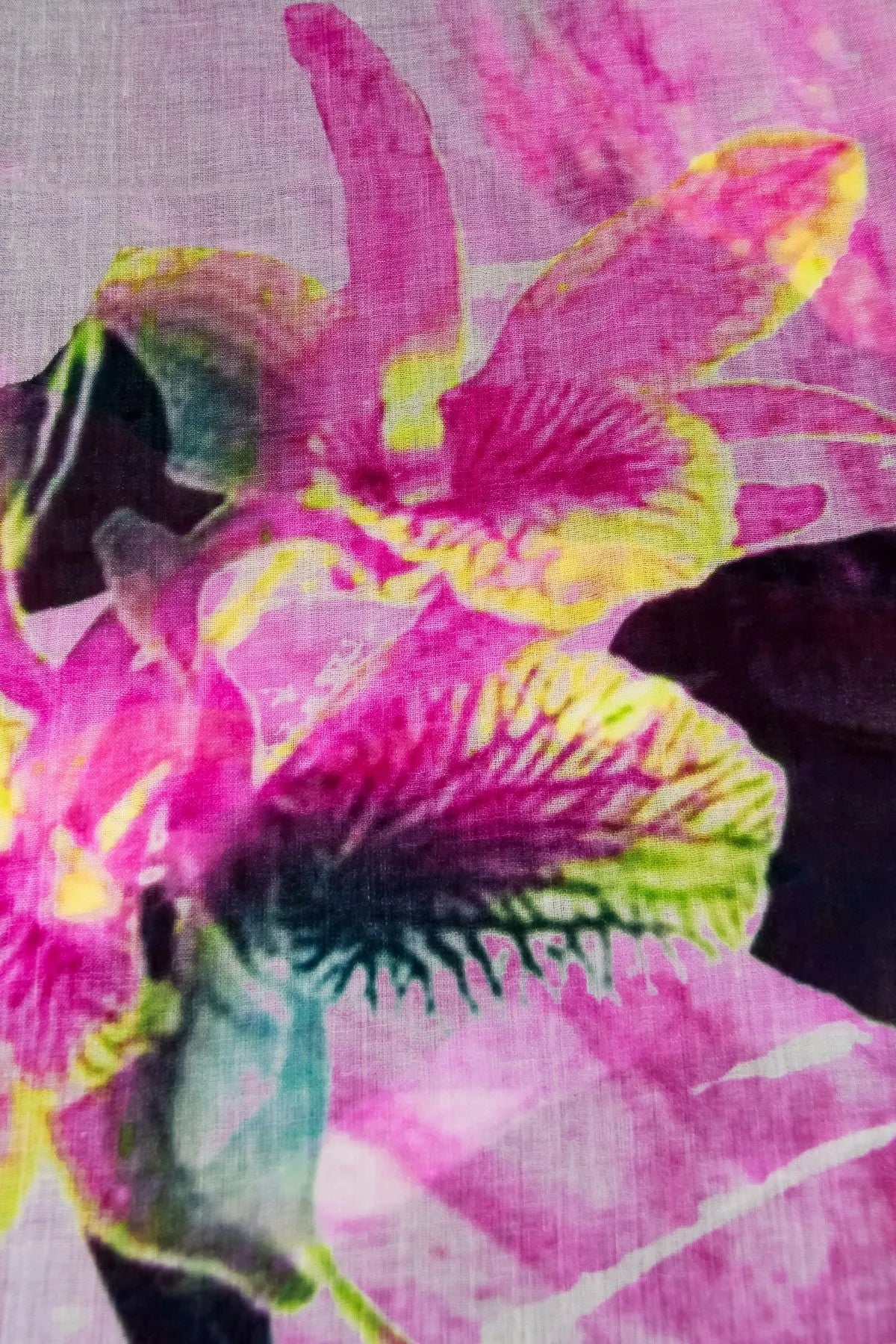Floral Tropical Scarf - Lightweight Summer Fashion Accessory for Women, Beach Cover Up, Boho Style Wrap, Travel & Outdoor Activities