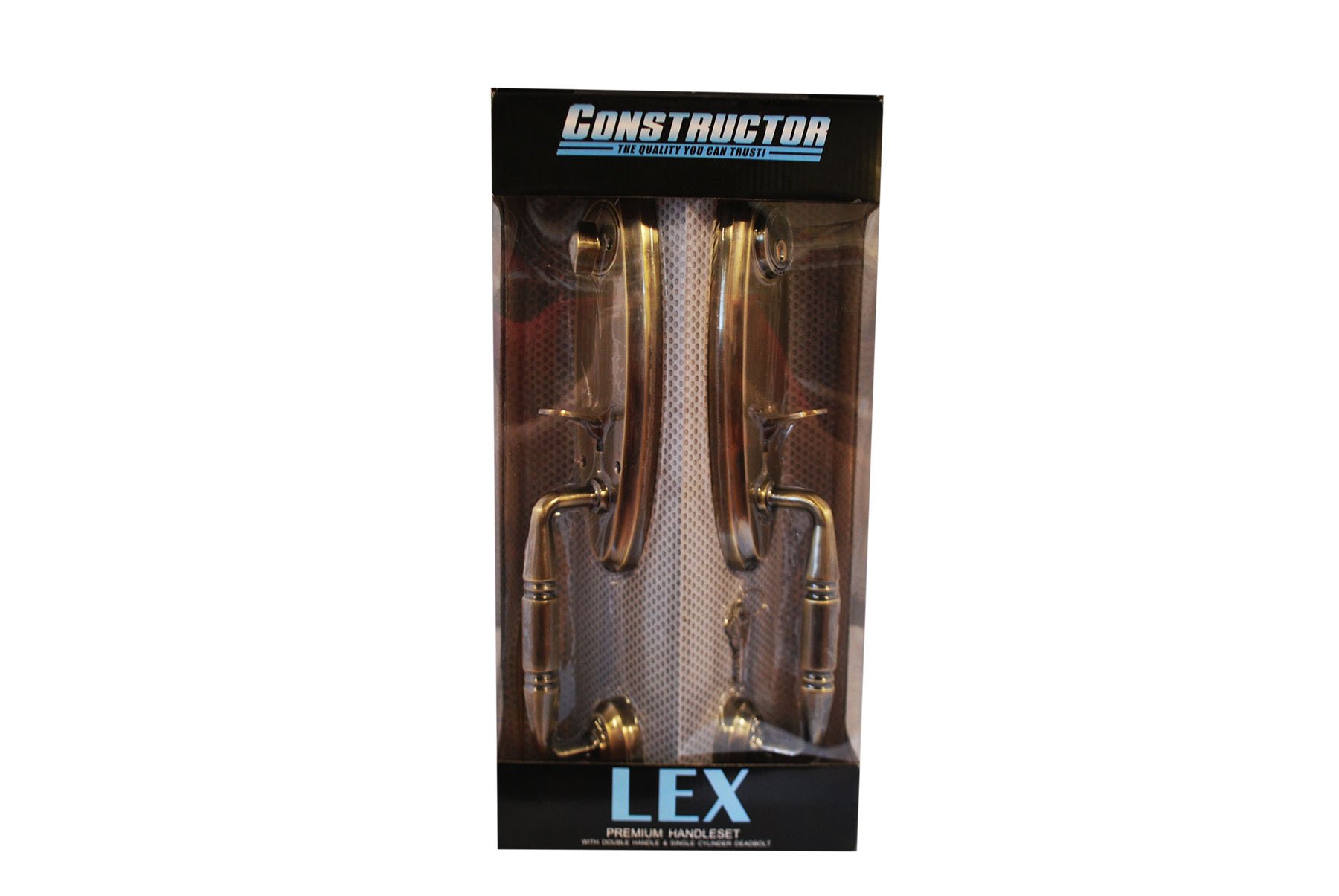 LEX Elite Hand Set Door Lock Lever - Antique Bronze Finish, Secure & Stylish Entry Door Lock for Home, Office & Commercial Use