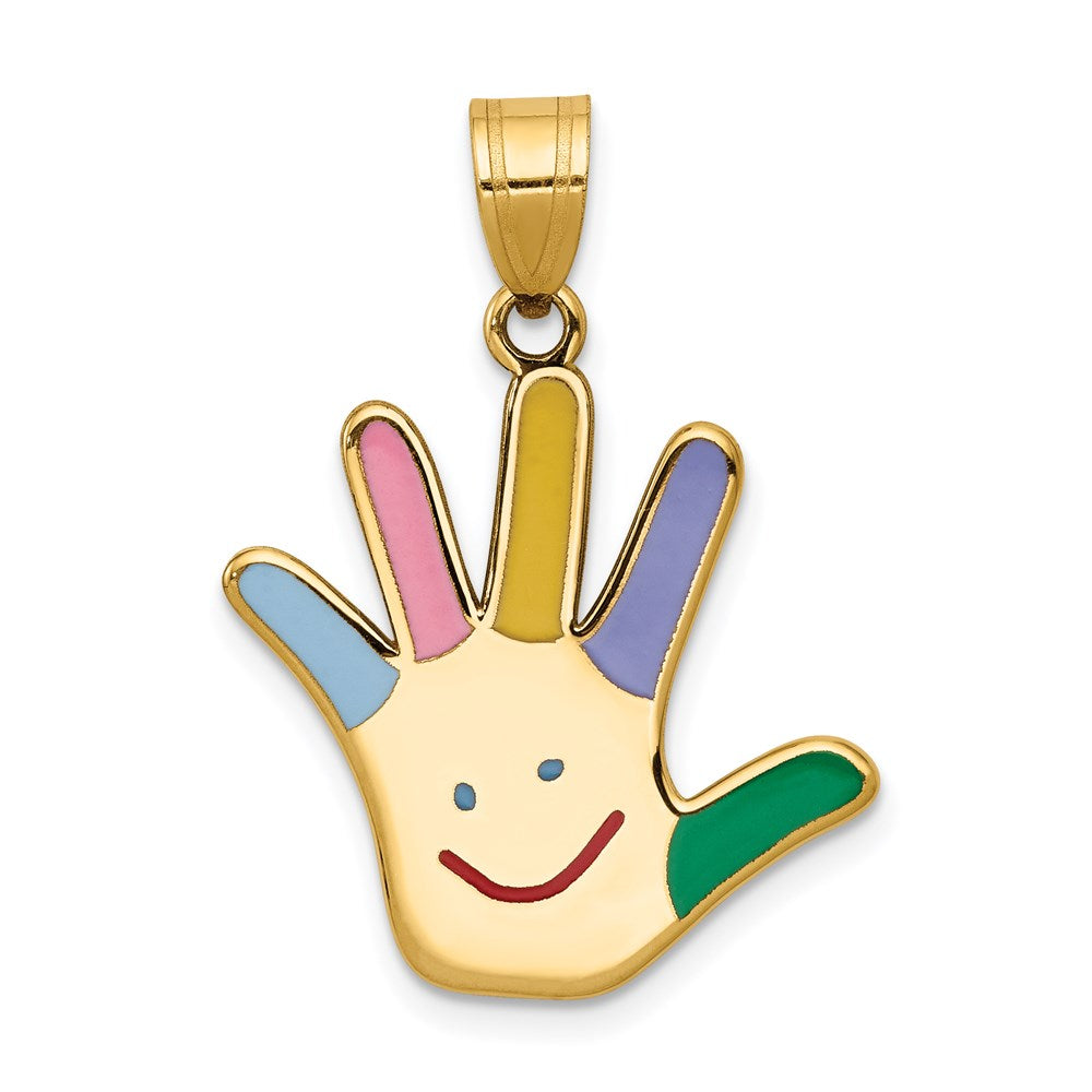 Gold Enameled Autism Awareness Pendant Necklace - Symbol of Support for Autism Acceptance & Neurodiversity - Perfect for Daily Wear, Fundraising Events & Showing Solidarity